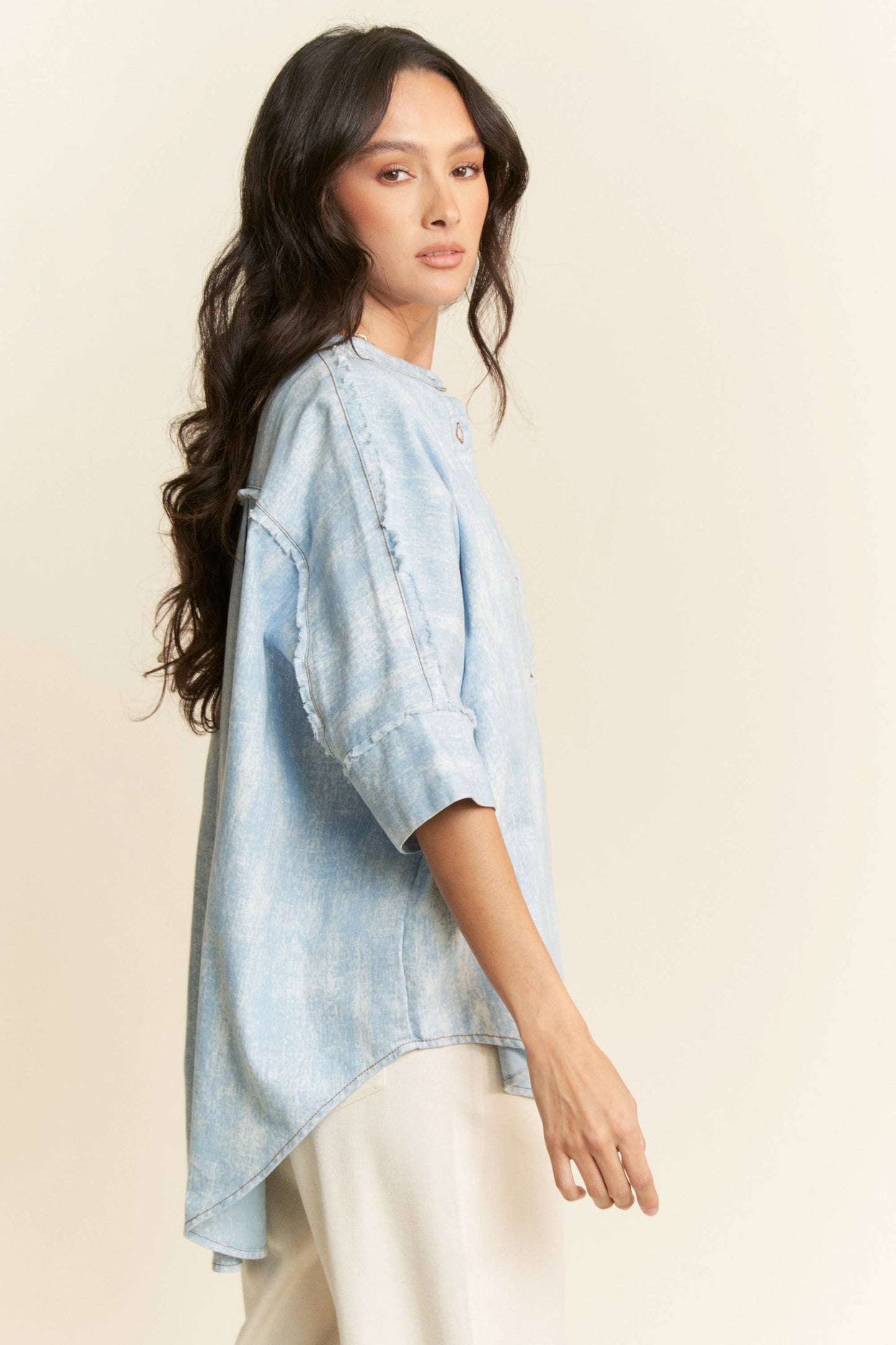 Cassidy Chambray Top