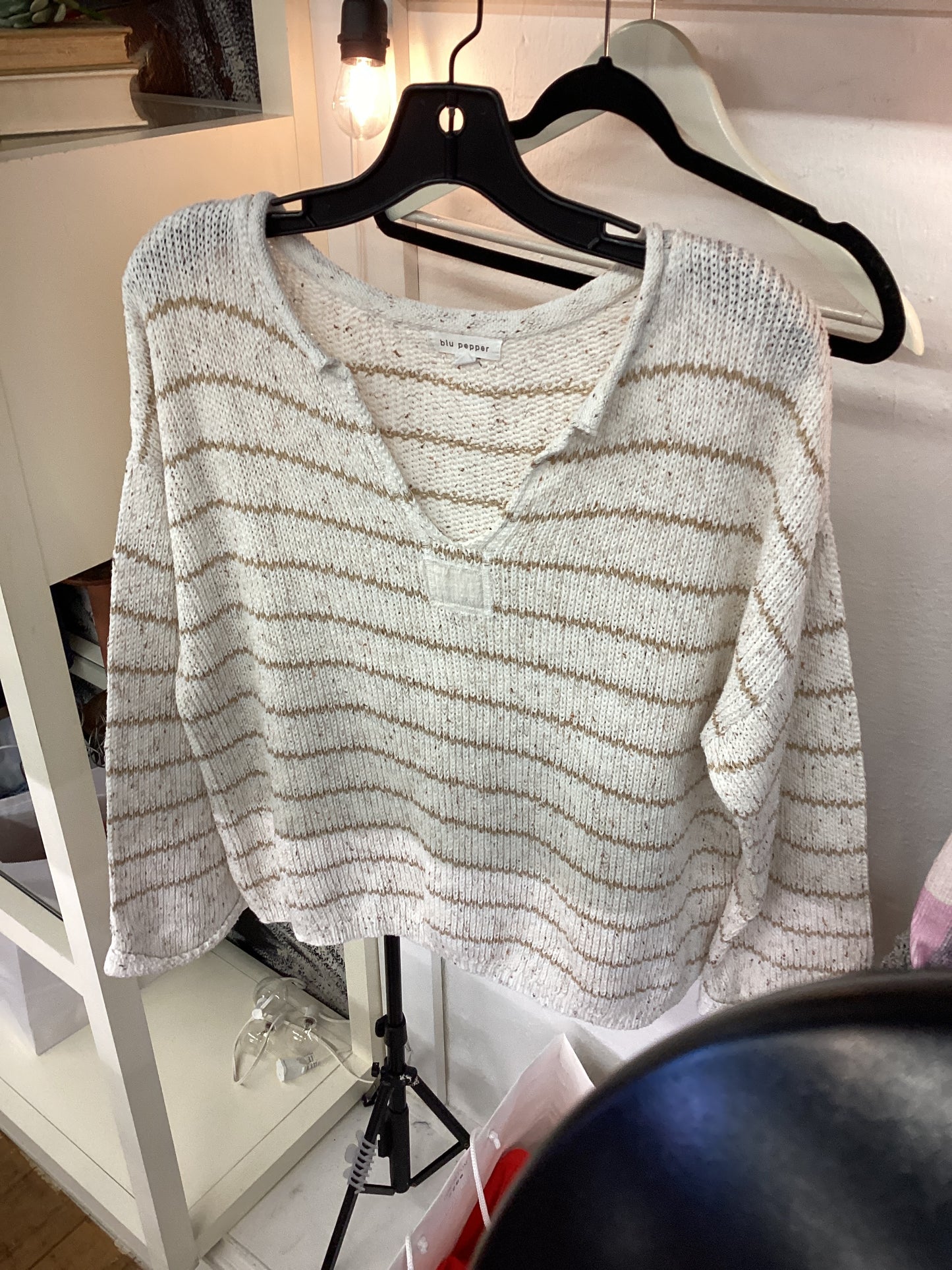 KE remix Blue Pepper Sweater small