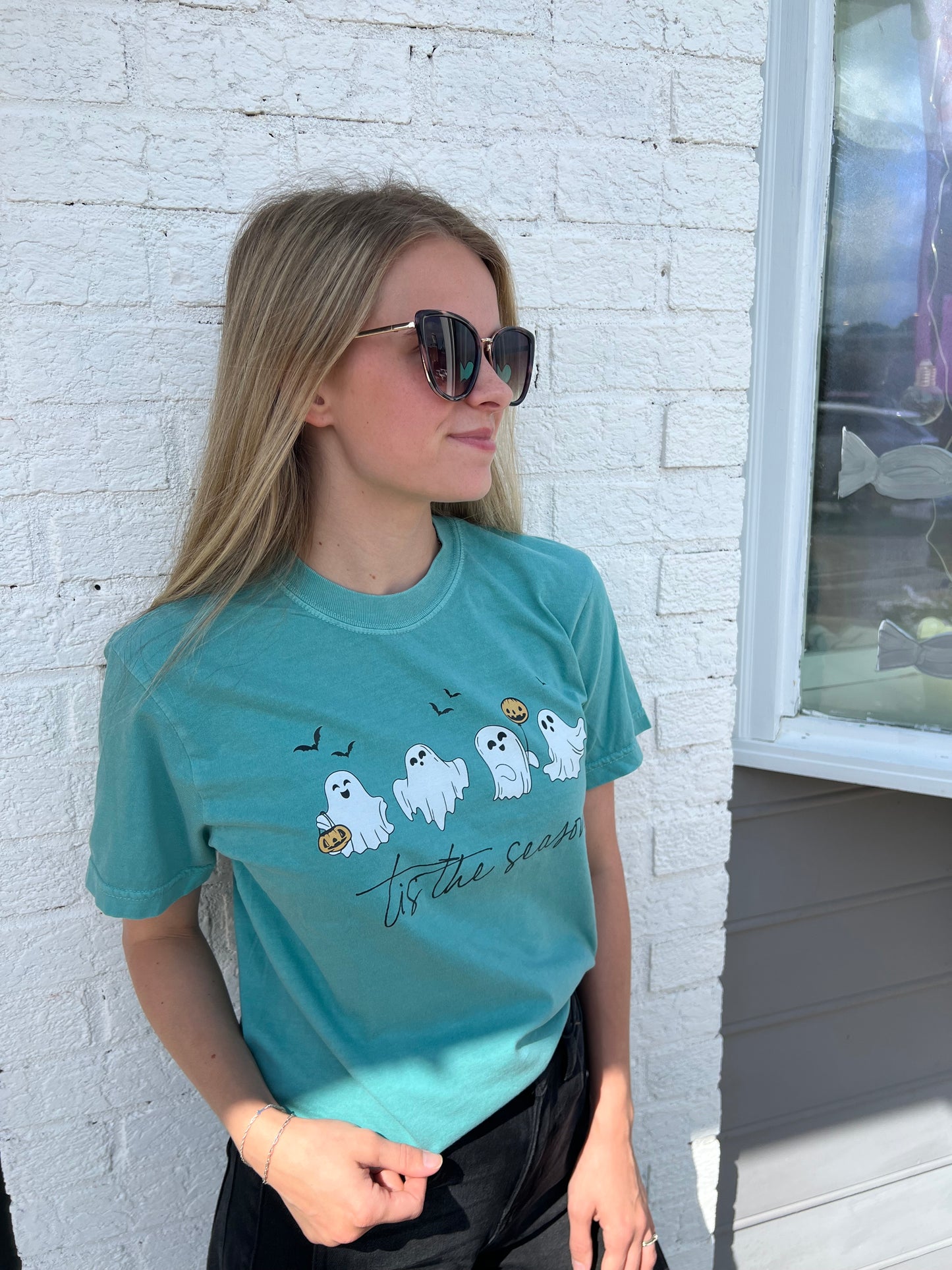 Tis The Season Fall Tee | Seafoam