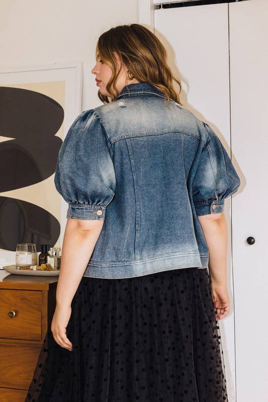 Genevieve Denim Jacket | Plus Size