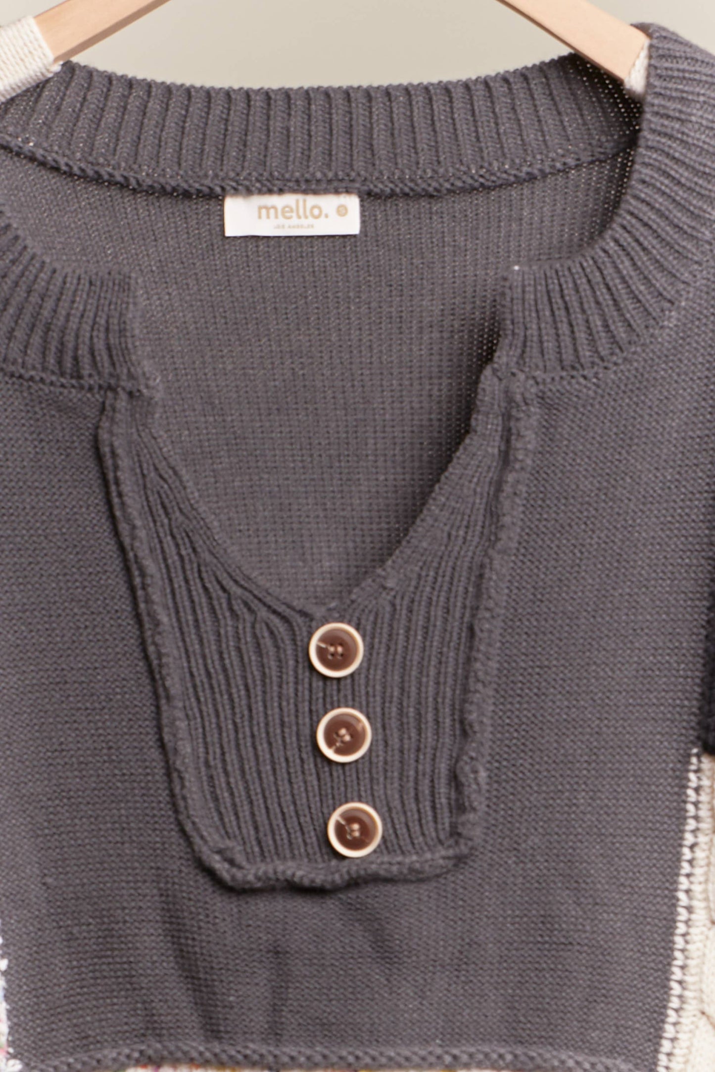 Arden Color Block Lace Sweater