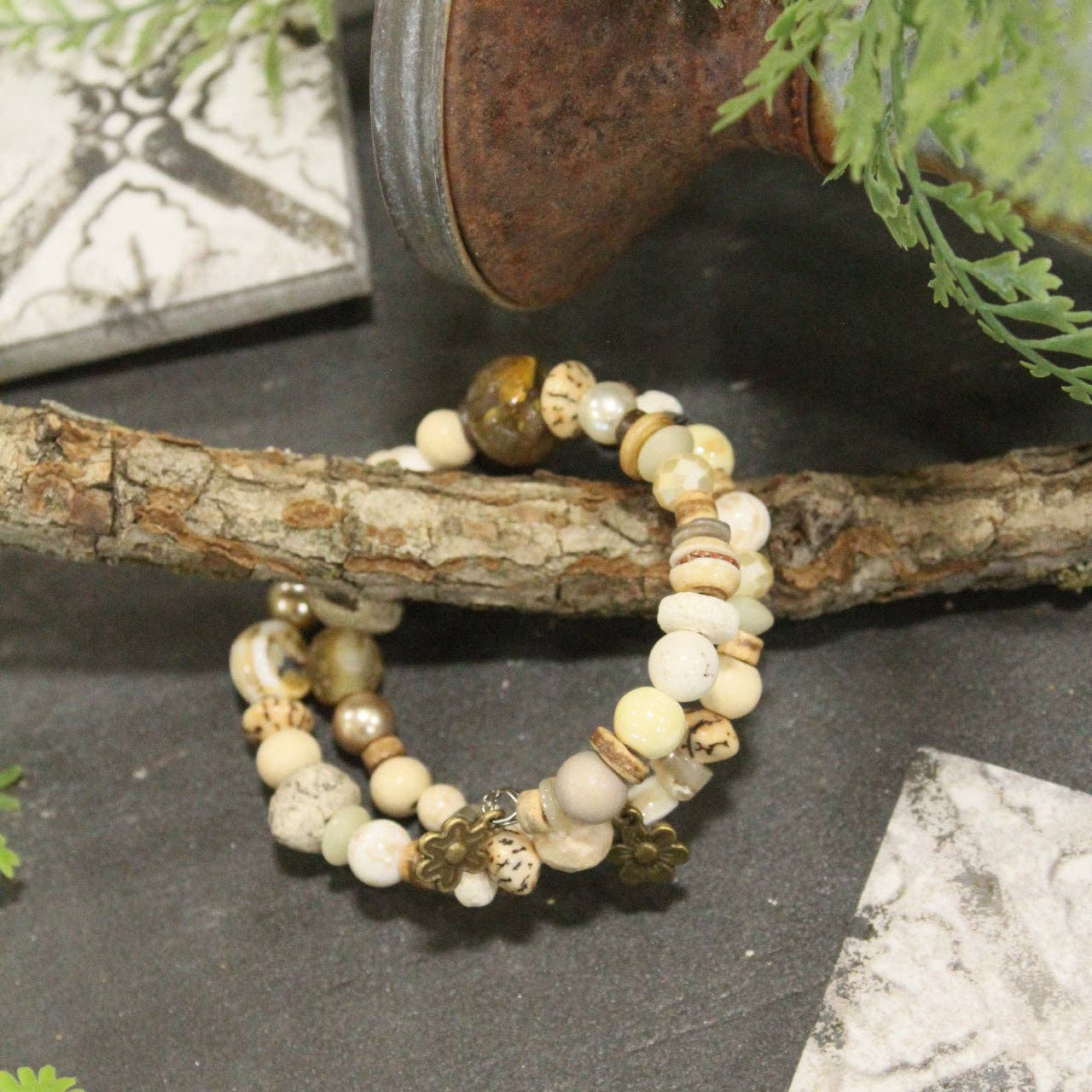 Nice In Neutral Wrap Bracelet