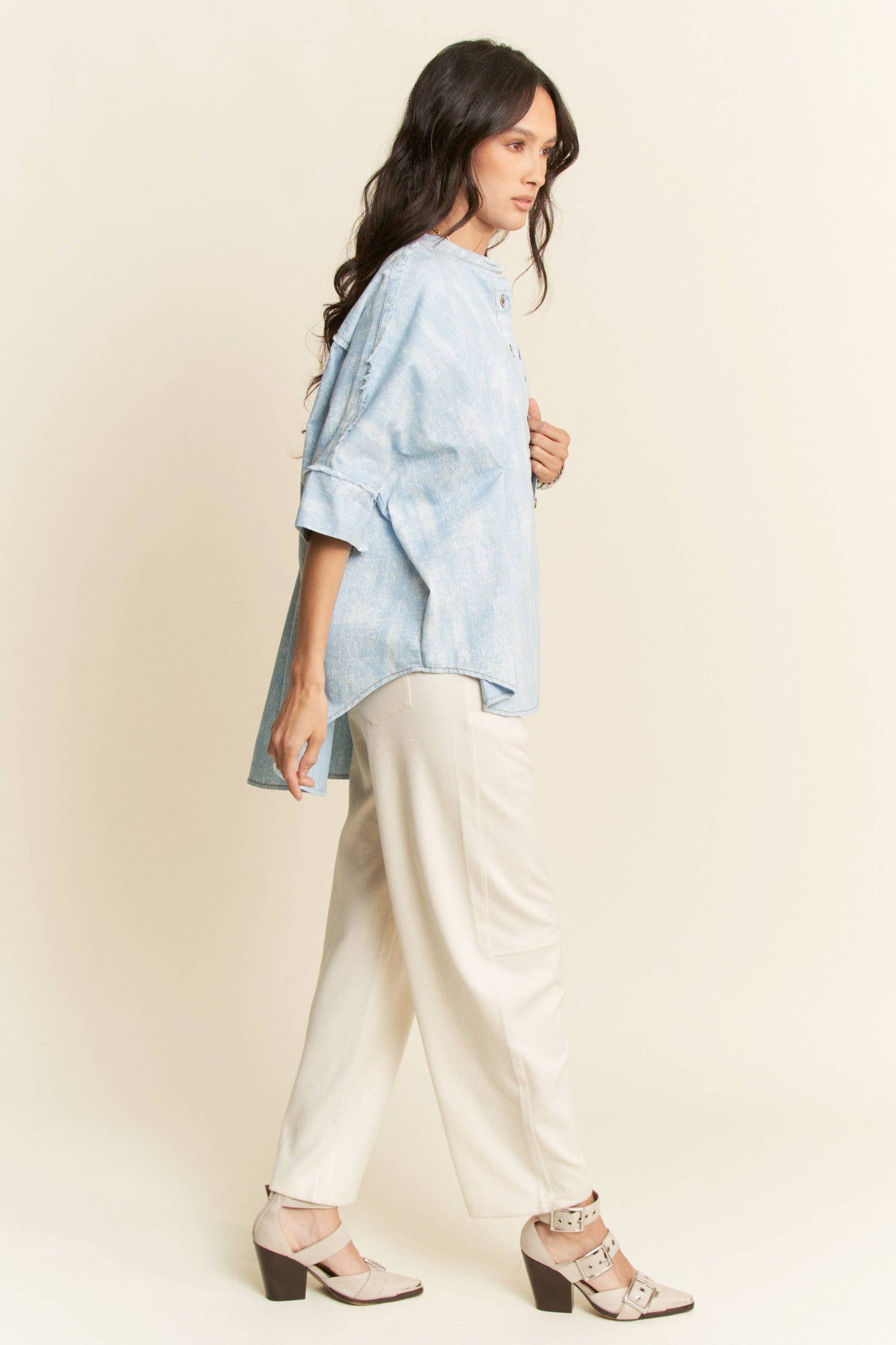 Cassidy Chambray Top