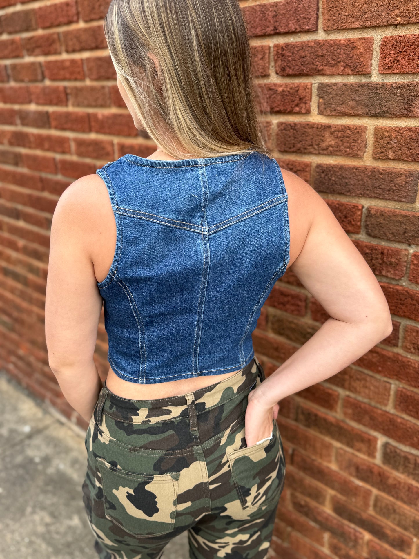High Noon Crop Vest