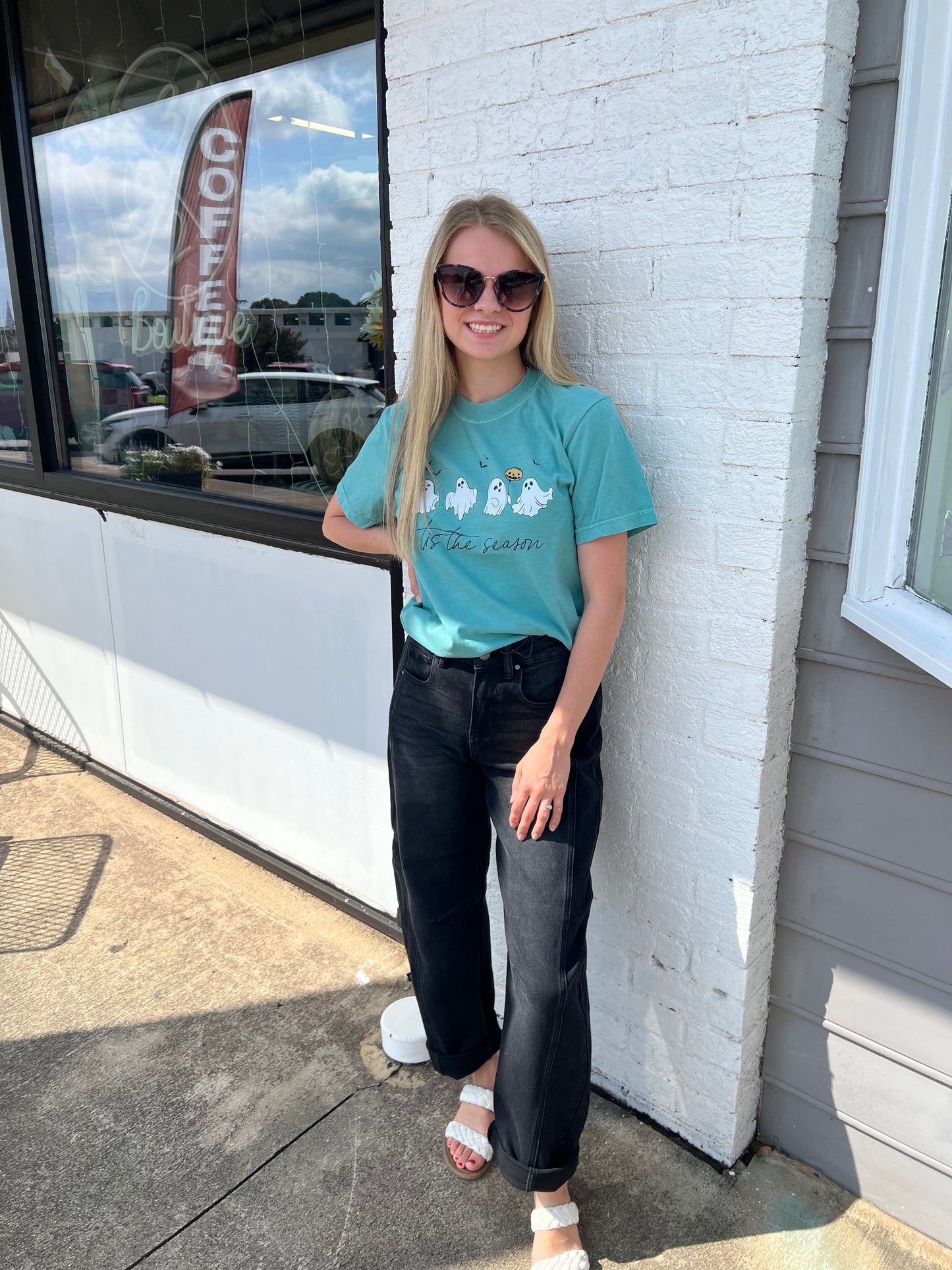Tis The Season Fall Tee | Seafoam