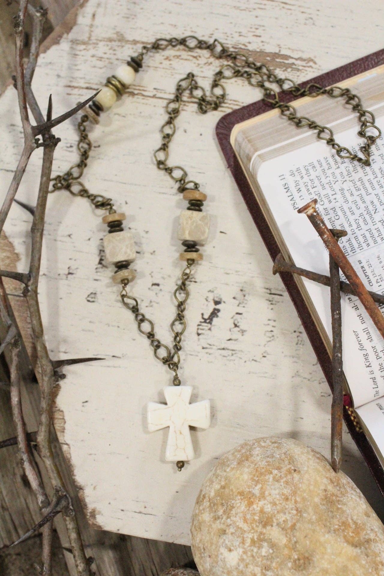 The Promised Land Cross Necklace