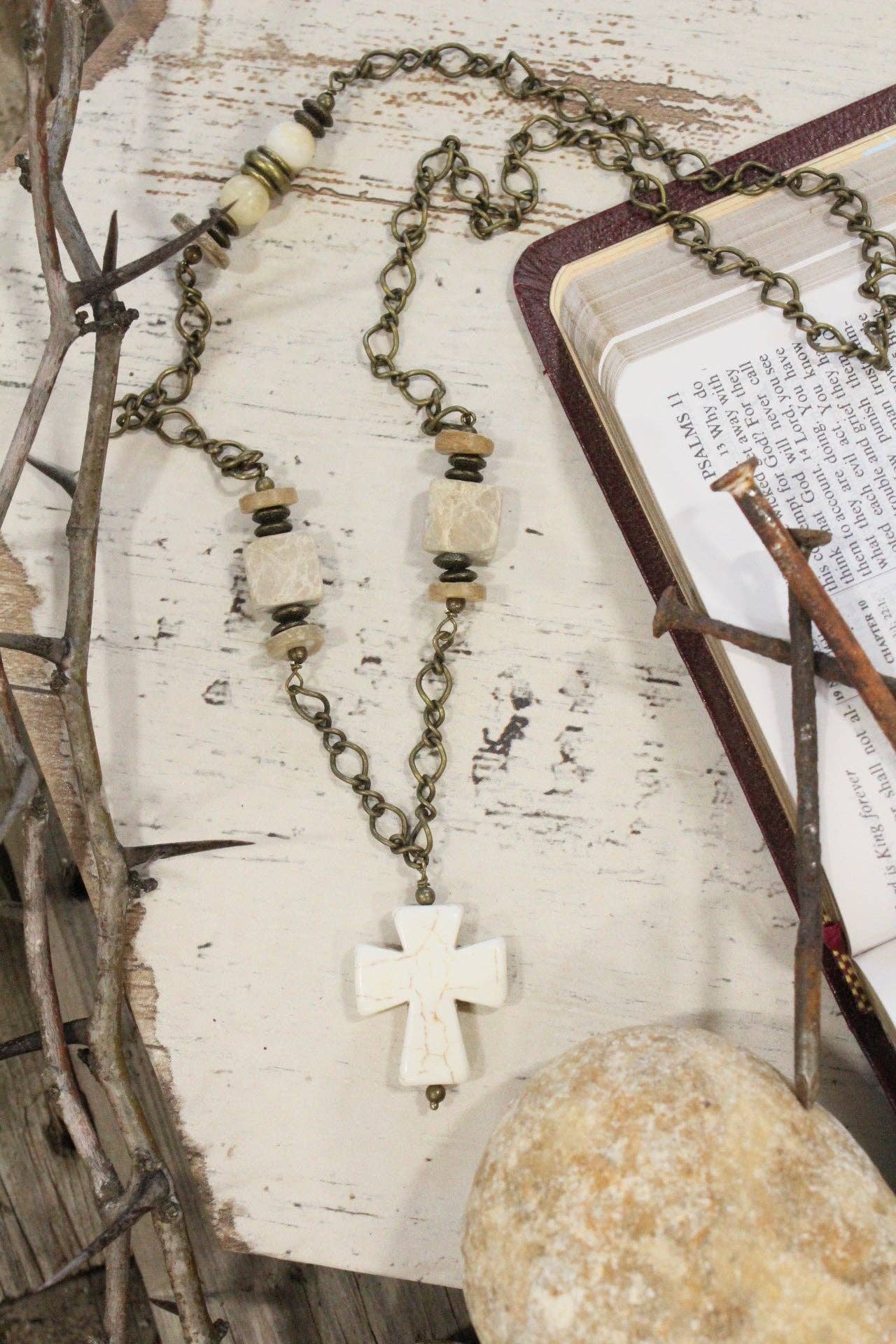 The Promised Land Cross Necklace