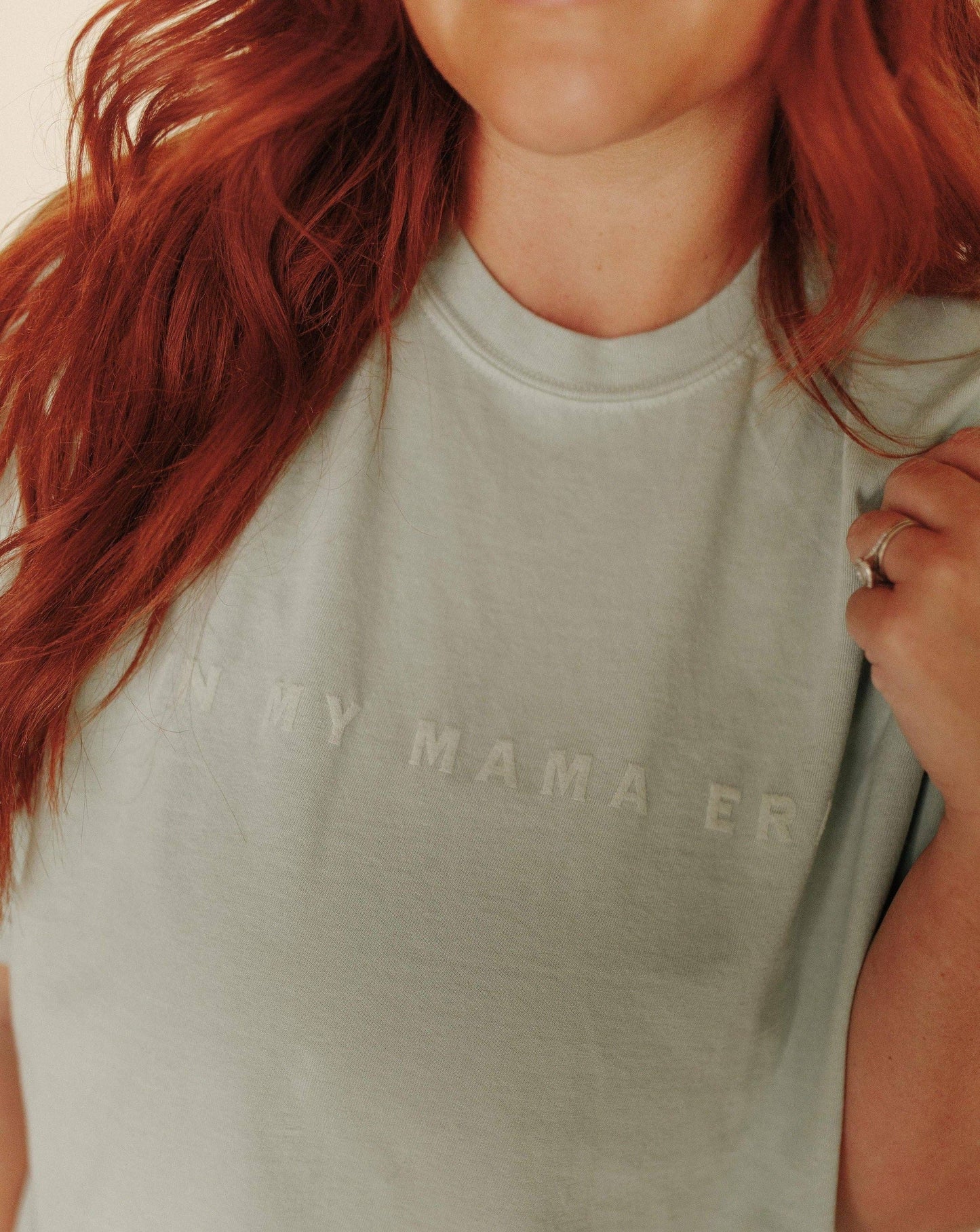 In My Mama Era Puff Paint Tee