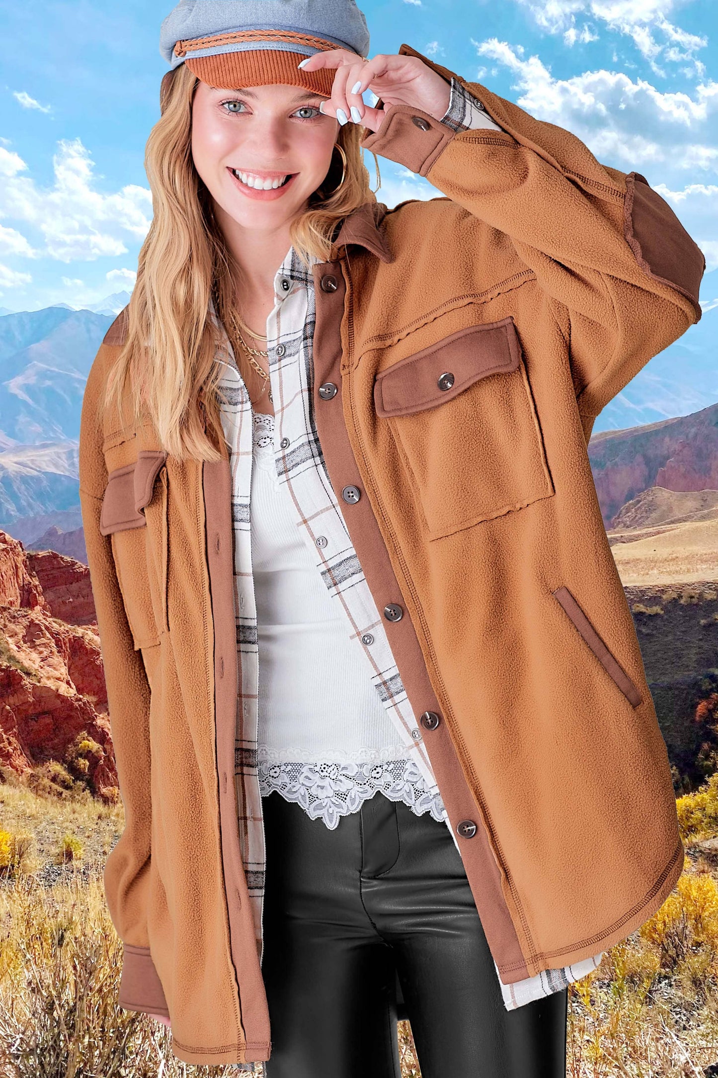 Emerson Soft Brushed Fleece Shacket