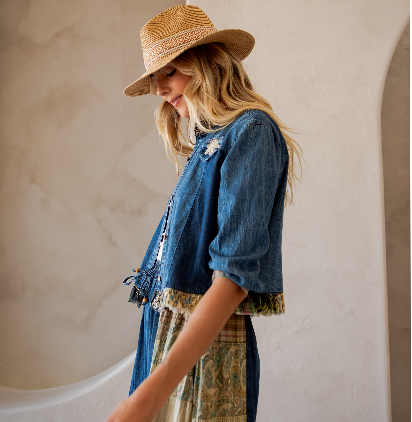 Dakota Cropped Denim Jacket