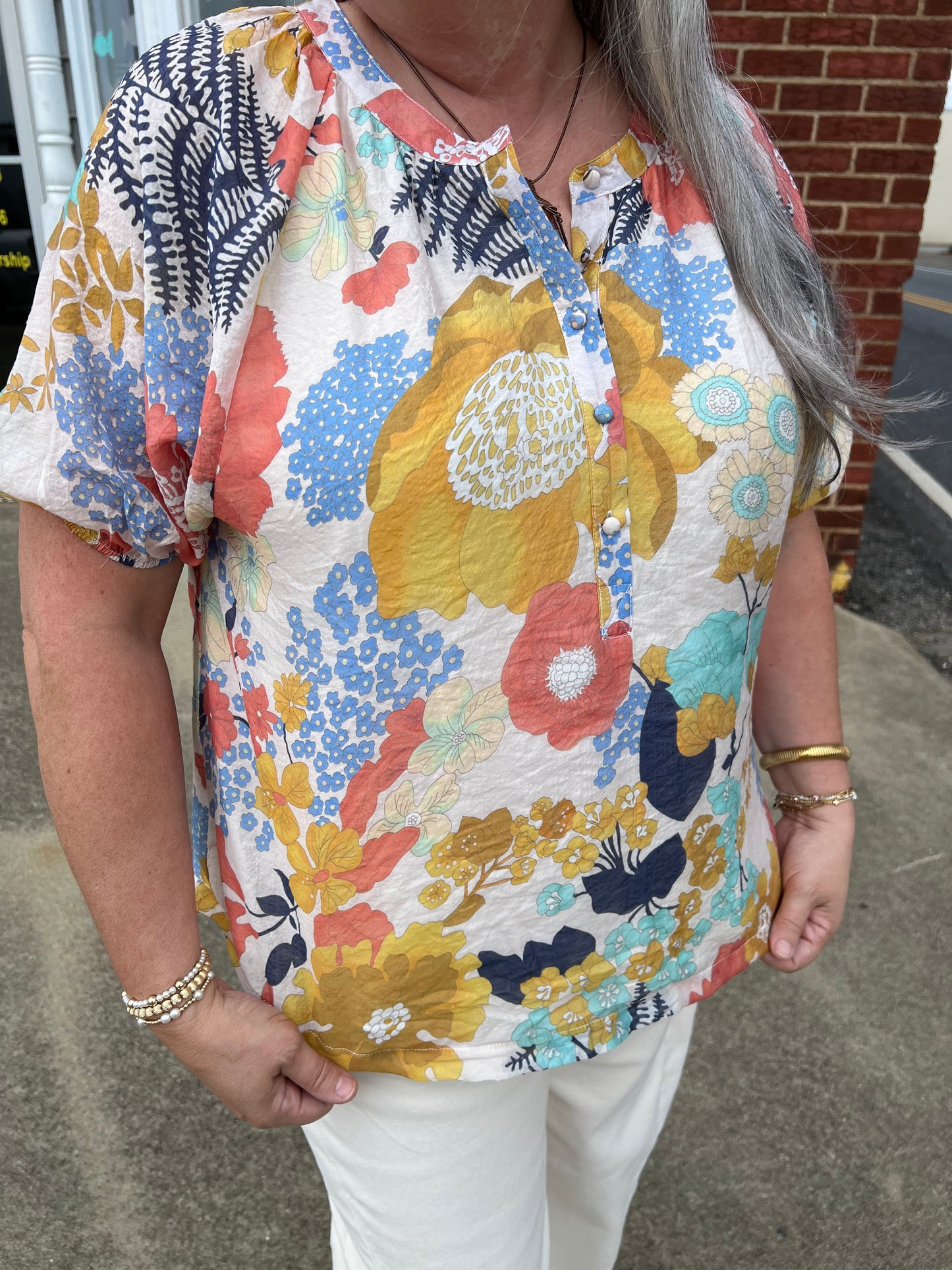 Amber Bloom Blouse