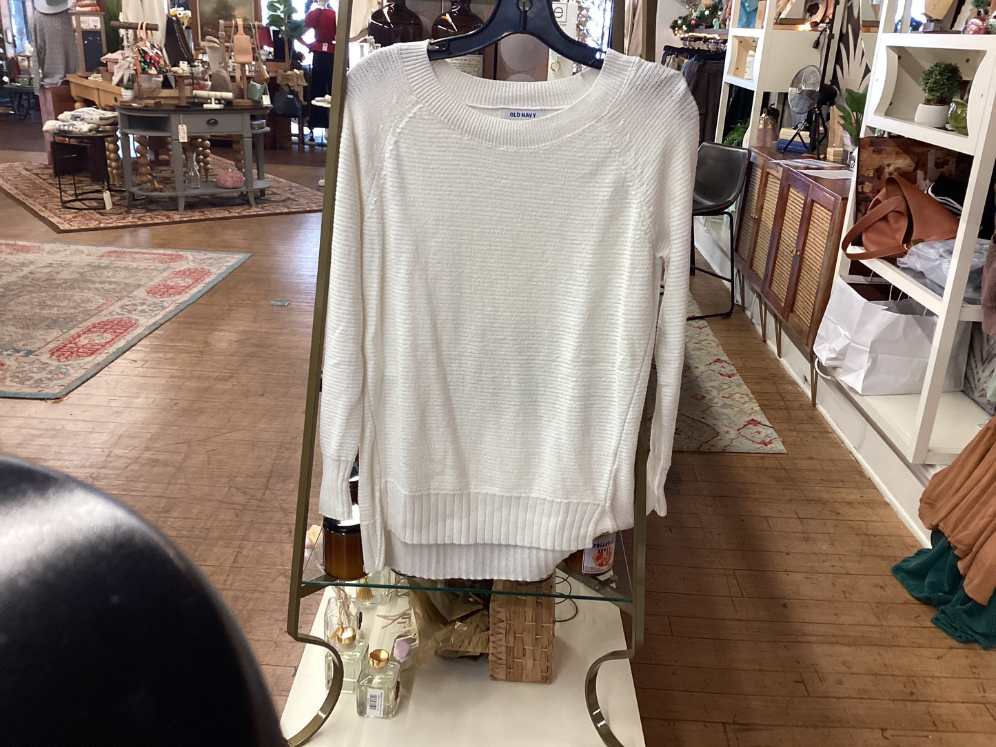 EMR remix cream sweater | small