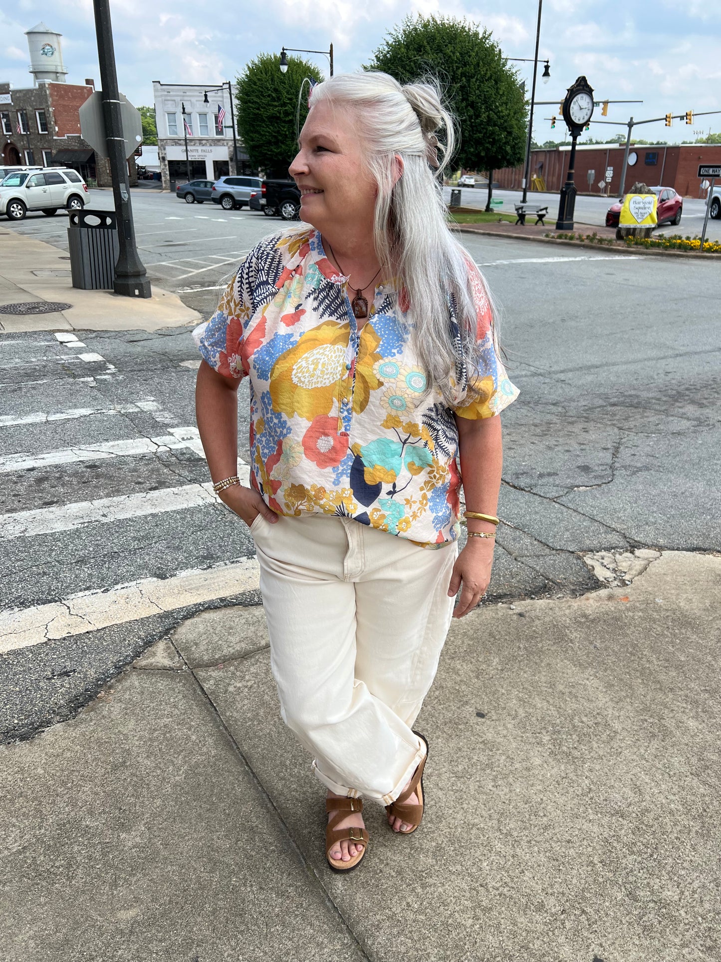 Amber Bloom Blouse