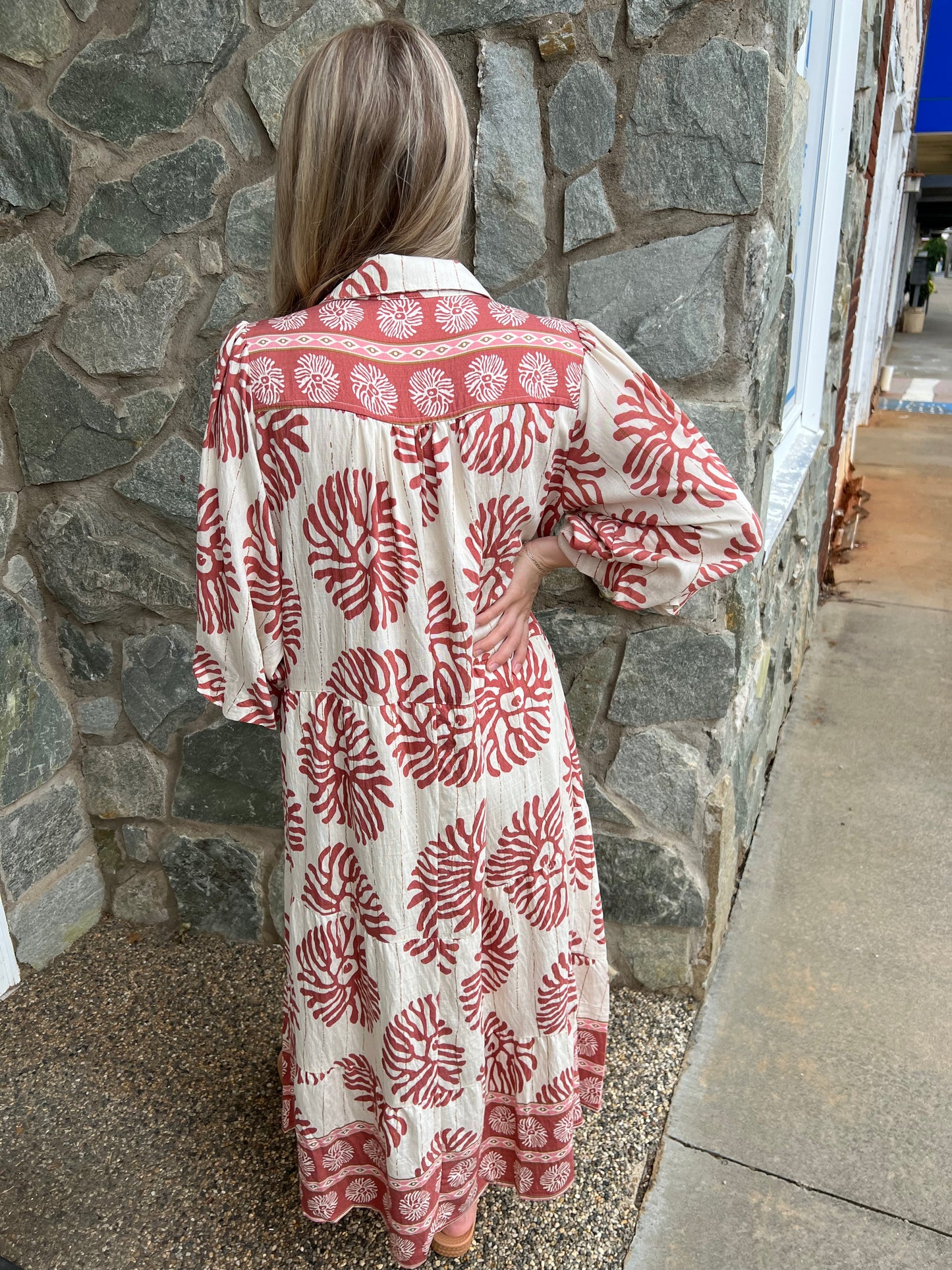 Desert Rose Midi Dress