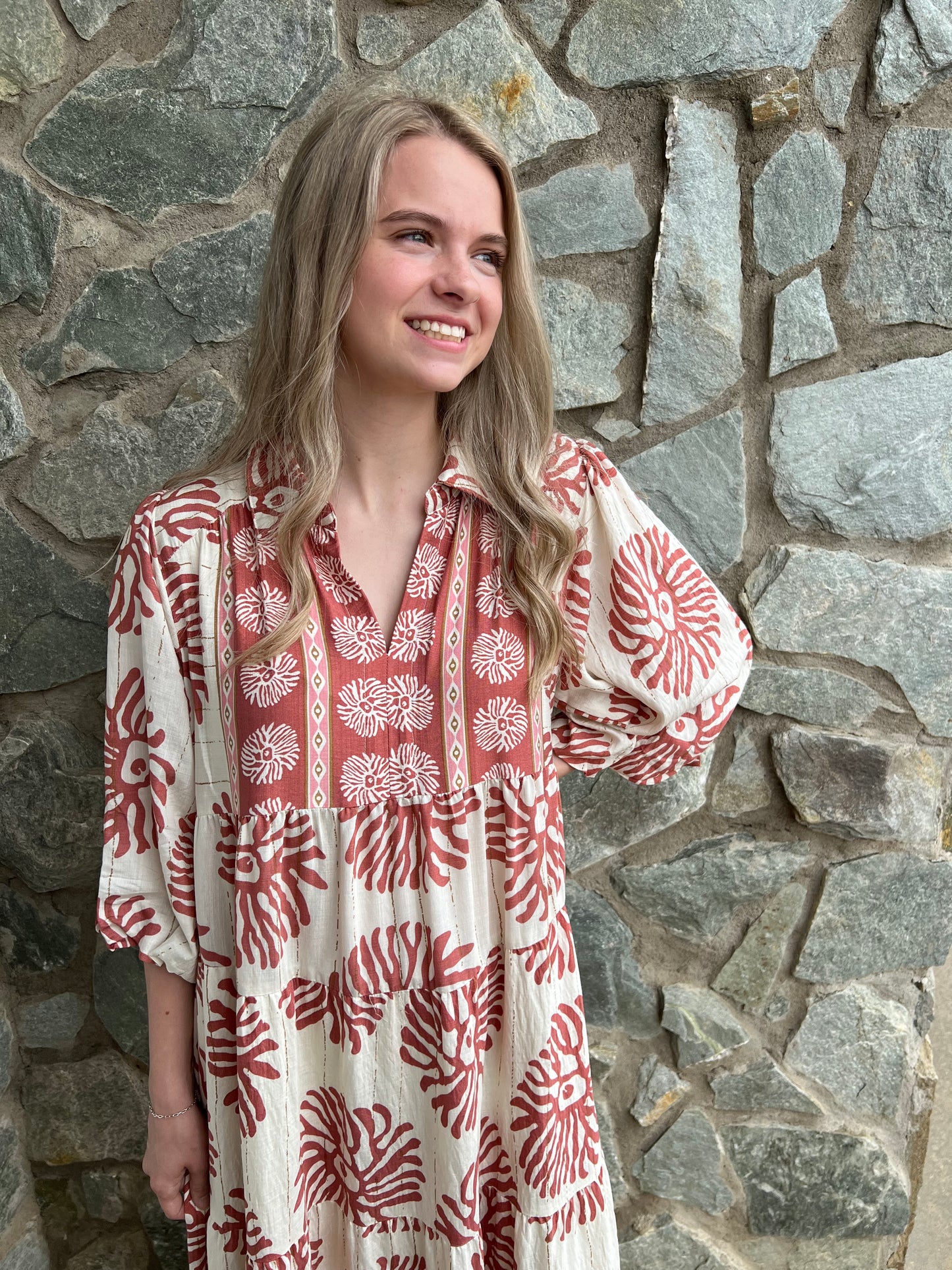 Desert Rose Midi Dress