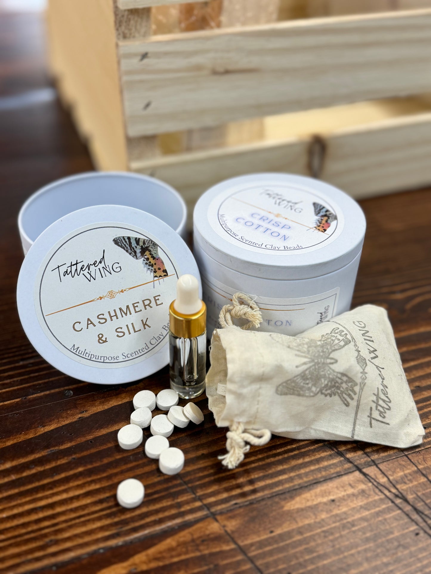 Tattered Wing Scented Clay Beads