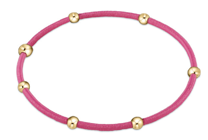 "e" ssentials bracelet - Bright Pink
