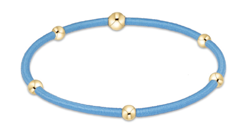 "e" ssentials bracelet - Cobalt