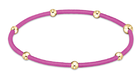 "e" ssentials bracelet - Fuchsia