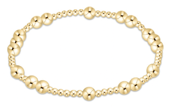 eNewton Extends - Hope Unwritten 5mm Bead Bracelet - Gold