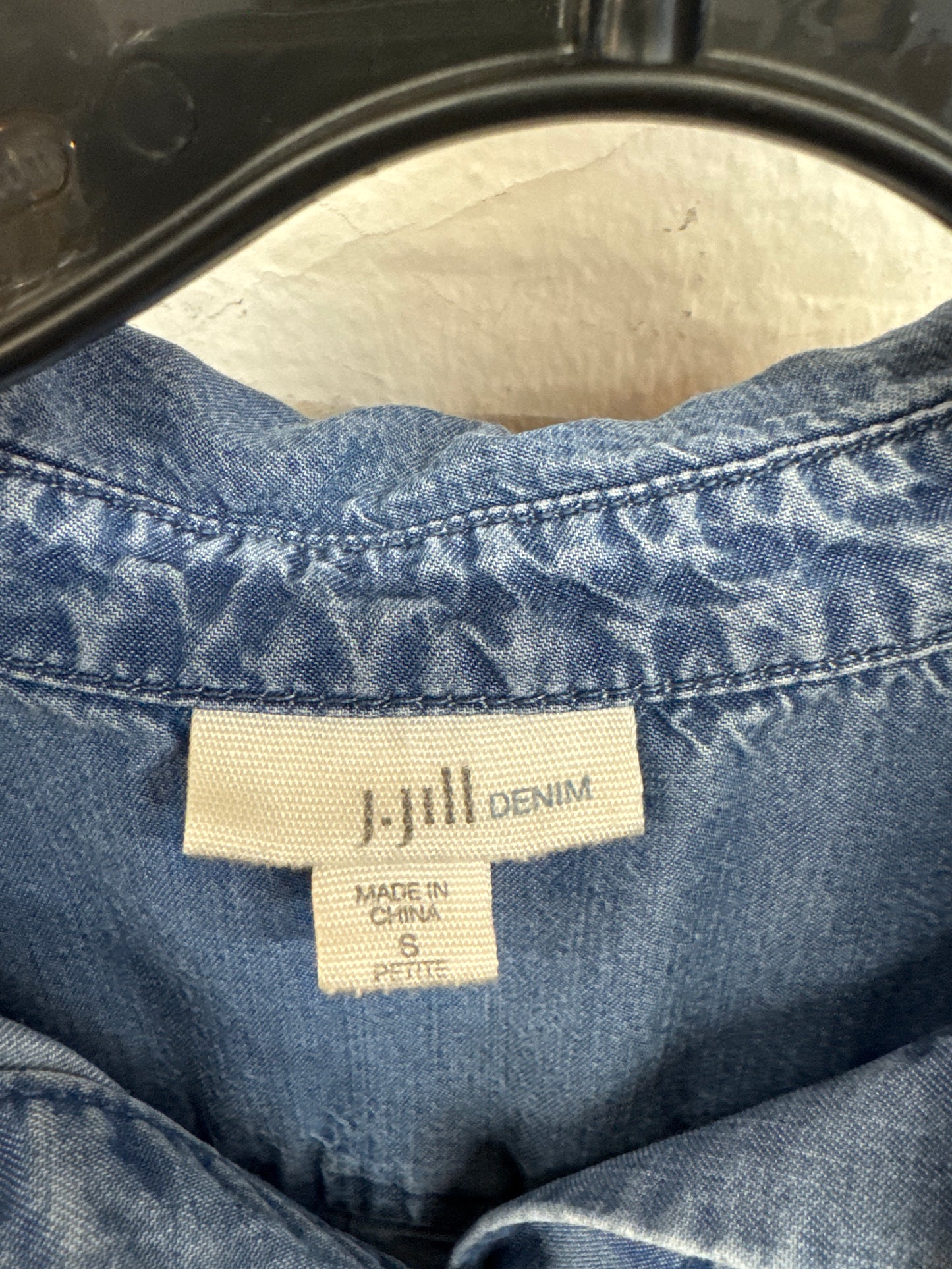 J.Jill Chambray Buttonup Top