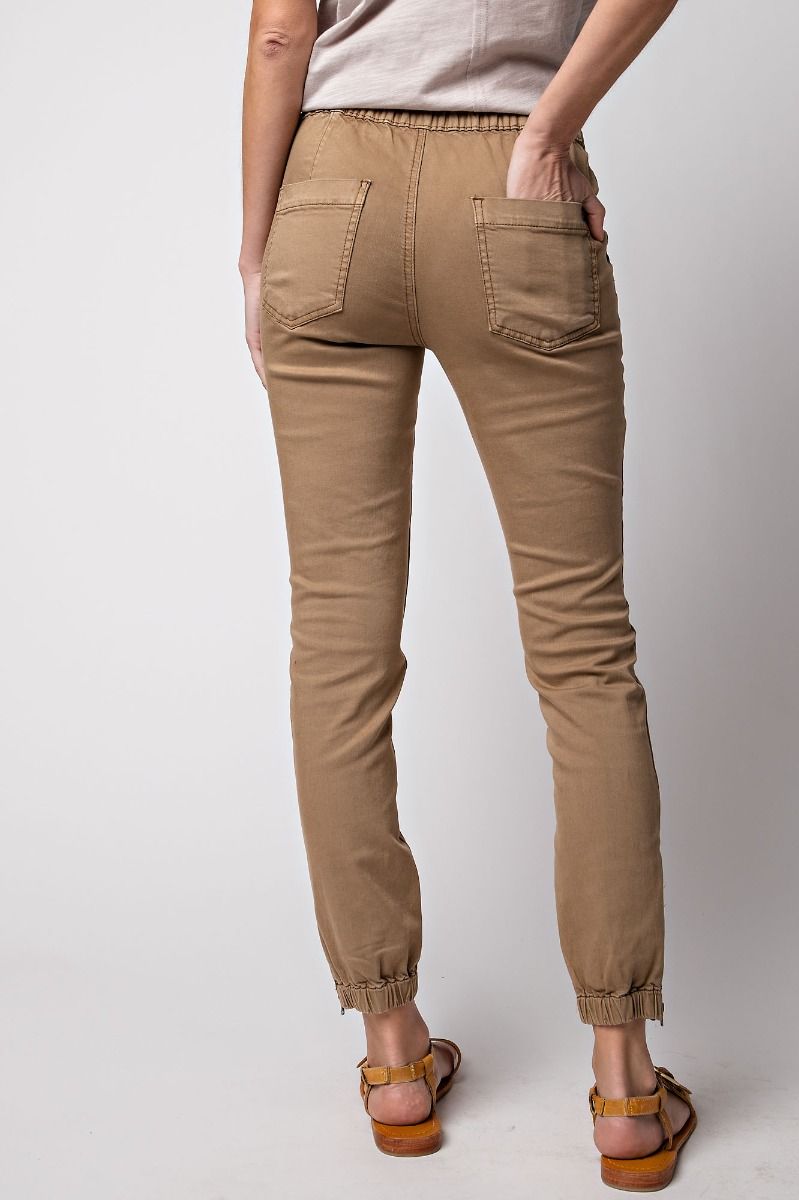 Urban Explorer Distressed Joggers | Dark Khaki