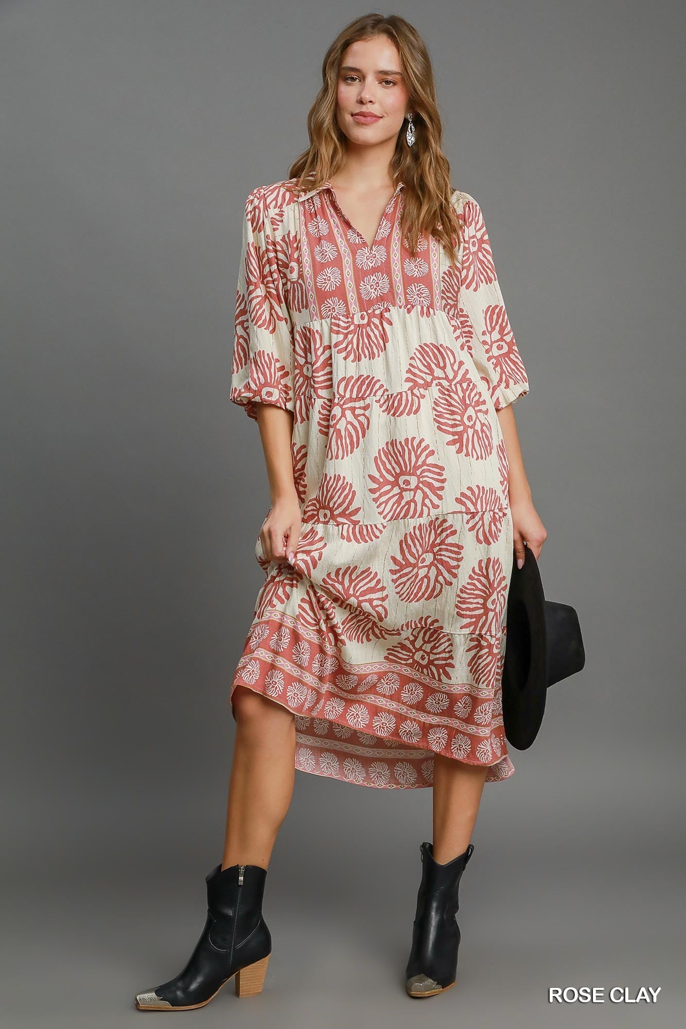 Desert Rose Midi Dress
