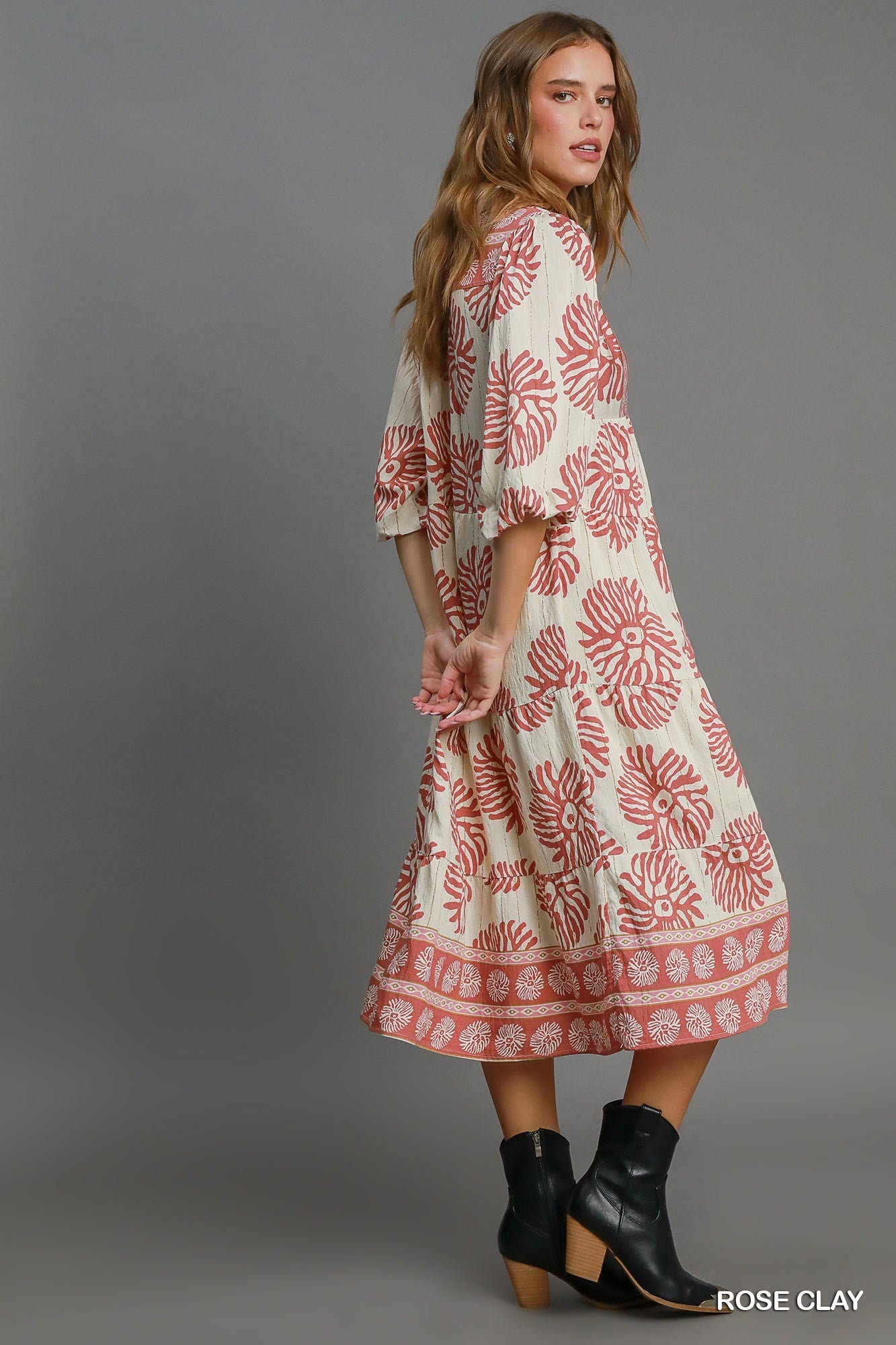 Desert Rose Midi Dress