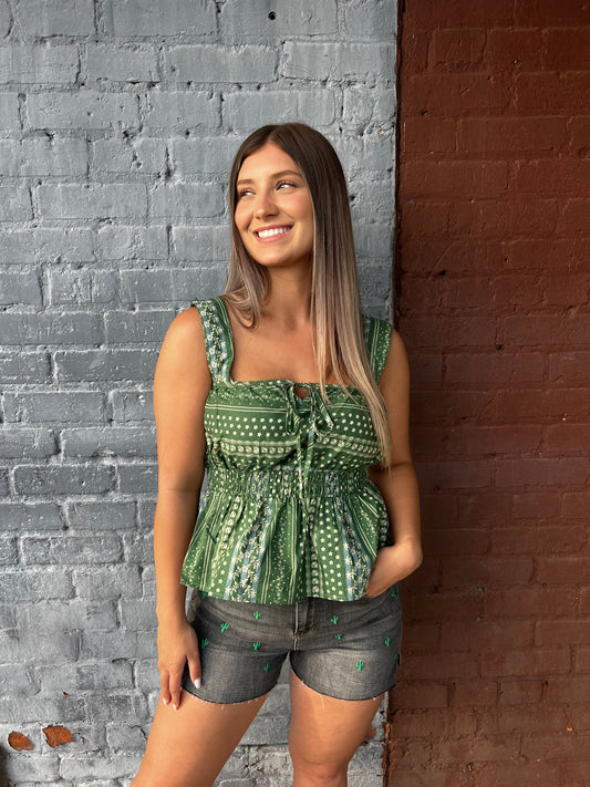 Picnic Perfect Adjustable Strap Tank