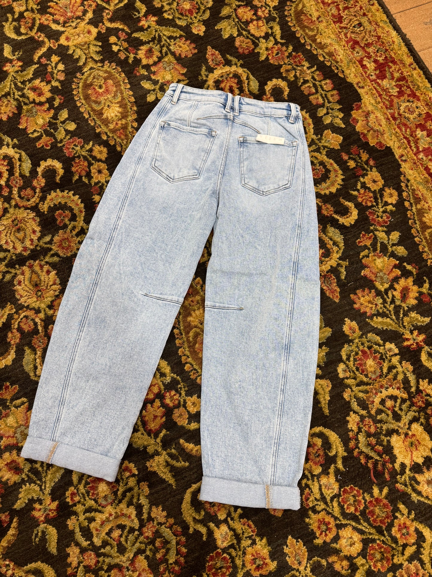 Blue Haze Barrel Jeans