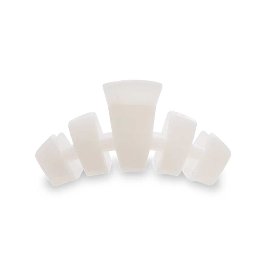 TELETIES - Coconut White Medium Clip