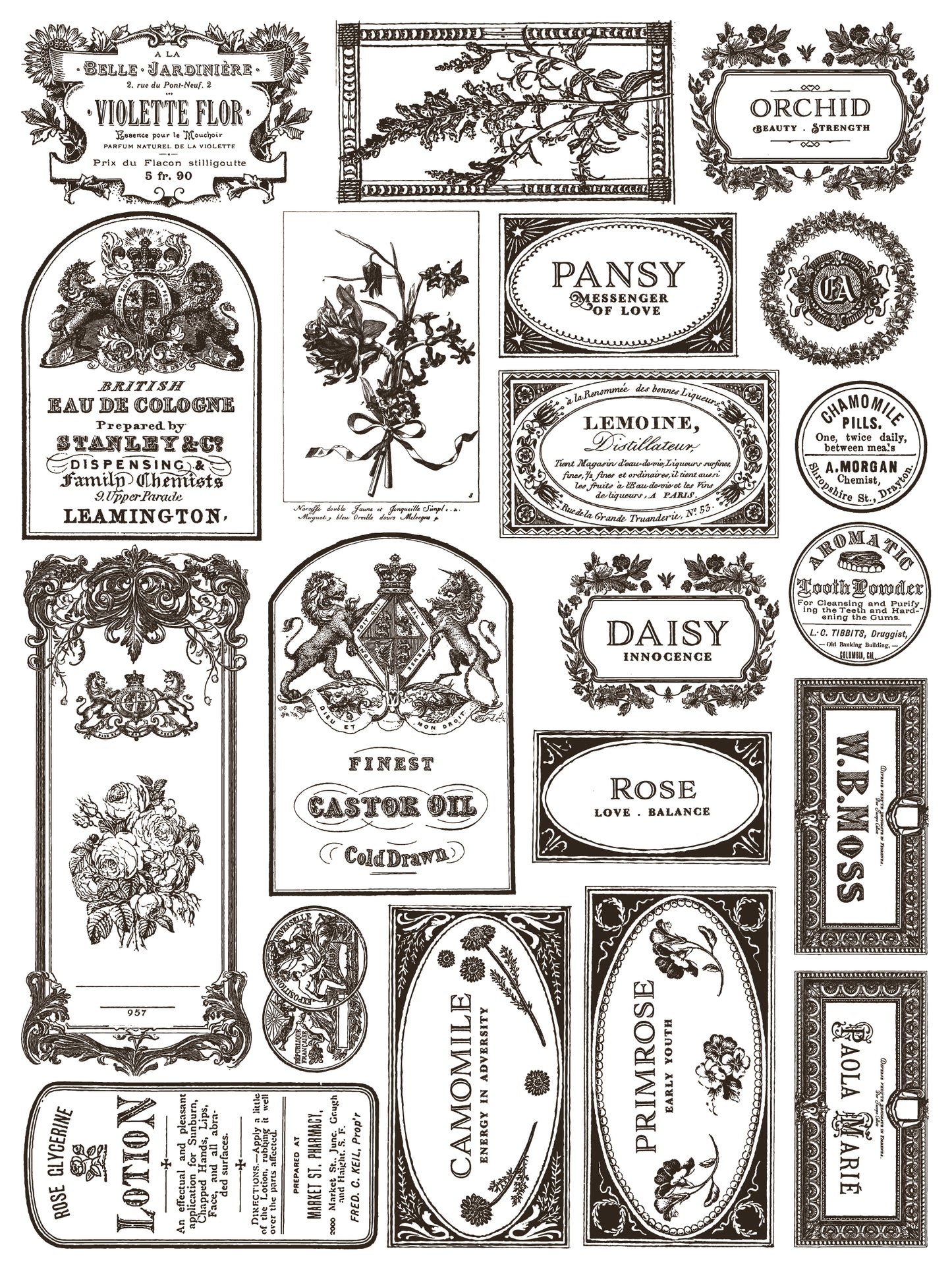 Floriography IOD Paint Inlay 12x16 Pad™