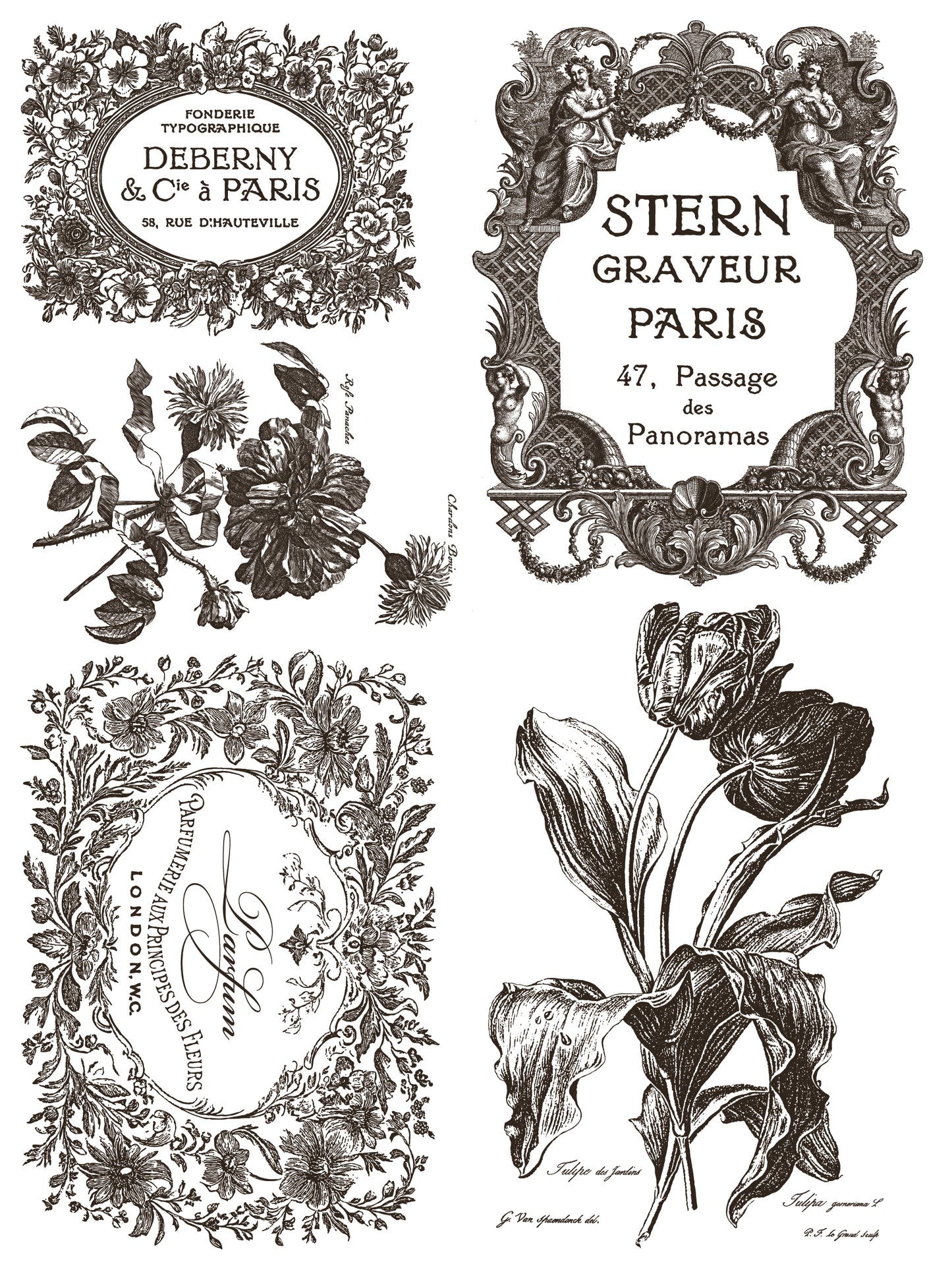 Floriography IOD Paint Inlay 12x16 Pad™