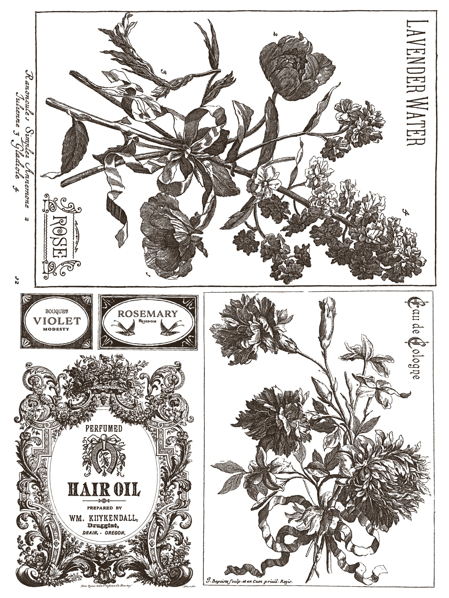 Floriography IOD Paint Inlay 12x16 Pad™