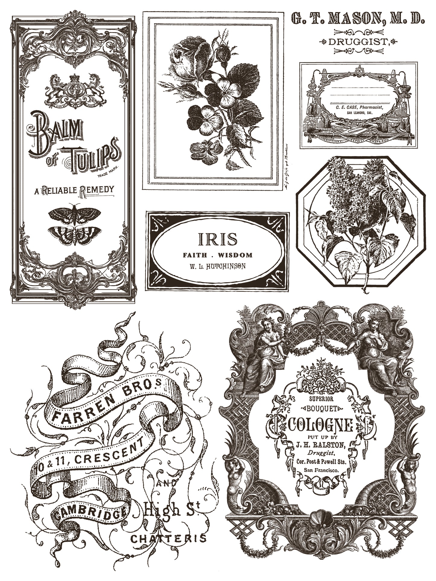 Floriography IOD Paint Inlay 12x16 Pad™