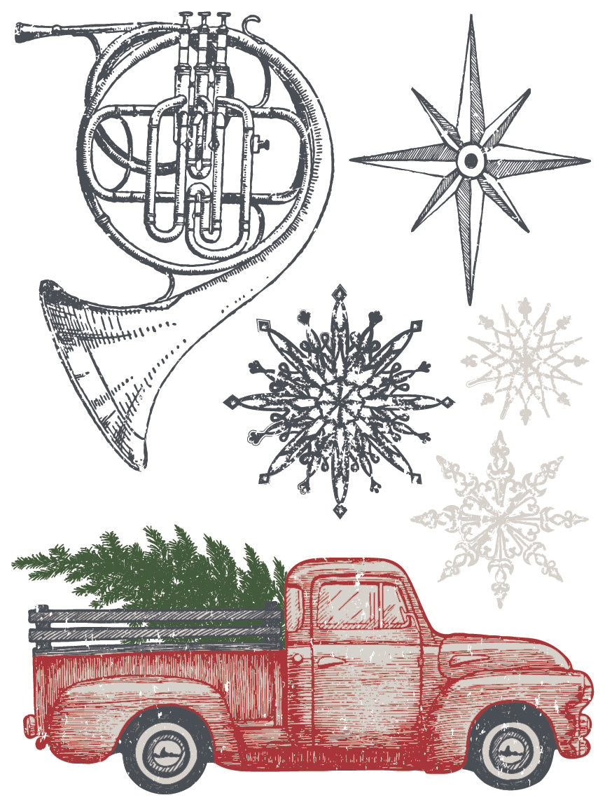 Noel IOD Paint Inlay 12 x 16 Pad