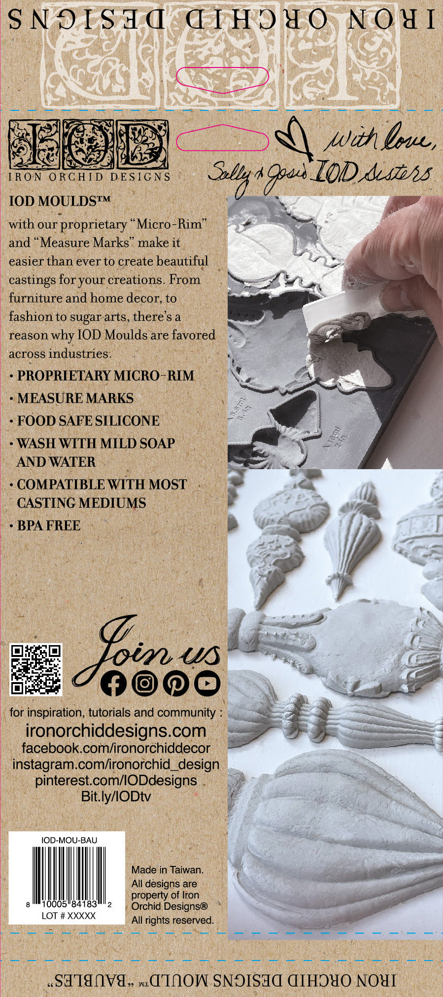 Baubles 6 x 10 Moulds