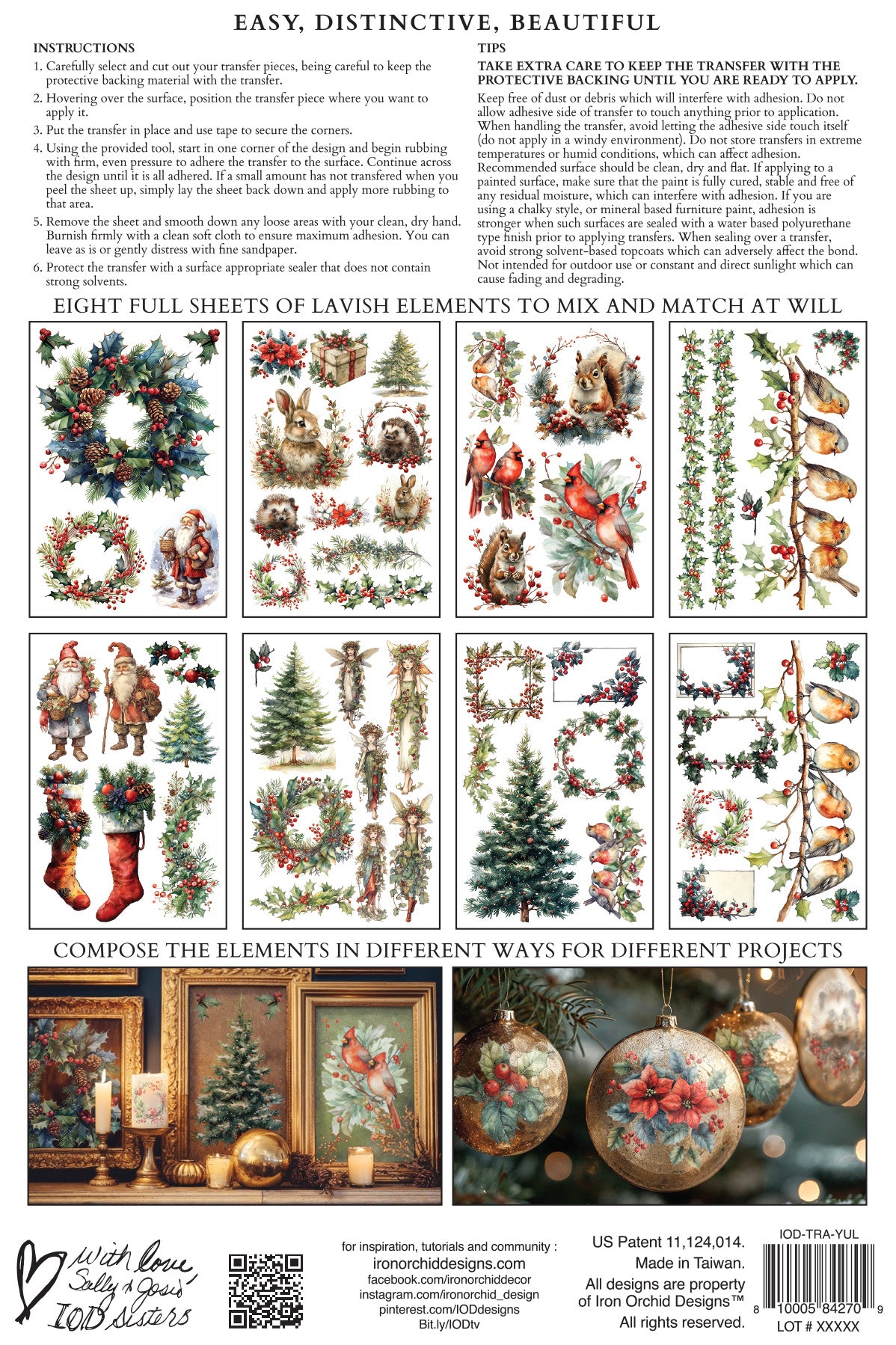 Yuletide IOD Transfer 8x12 Pad™