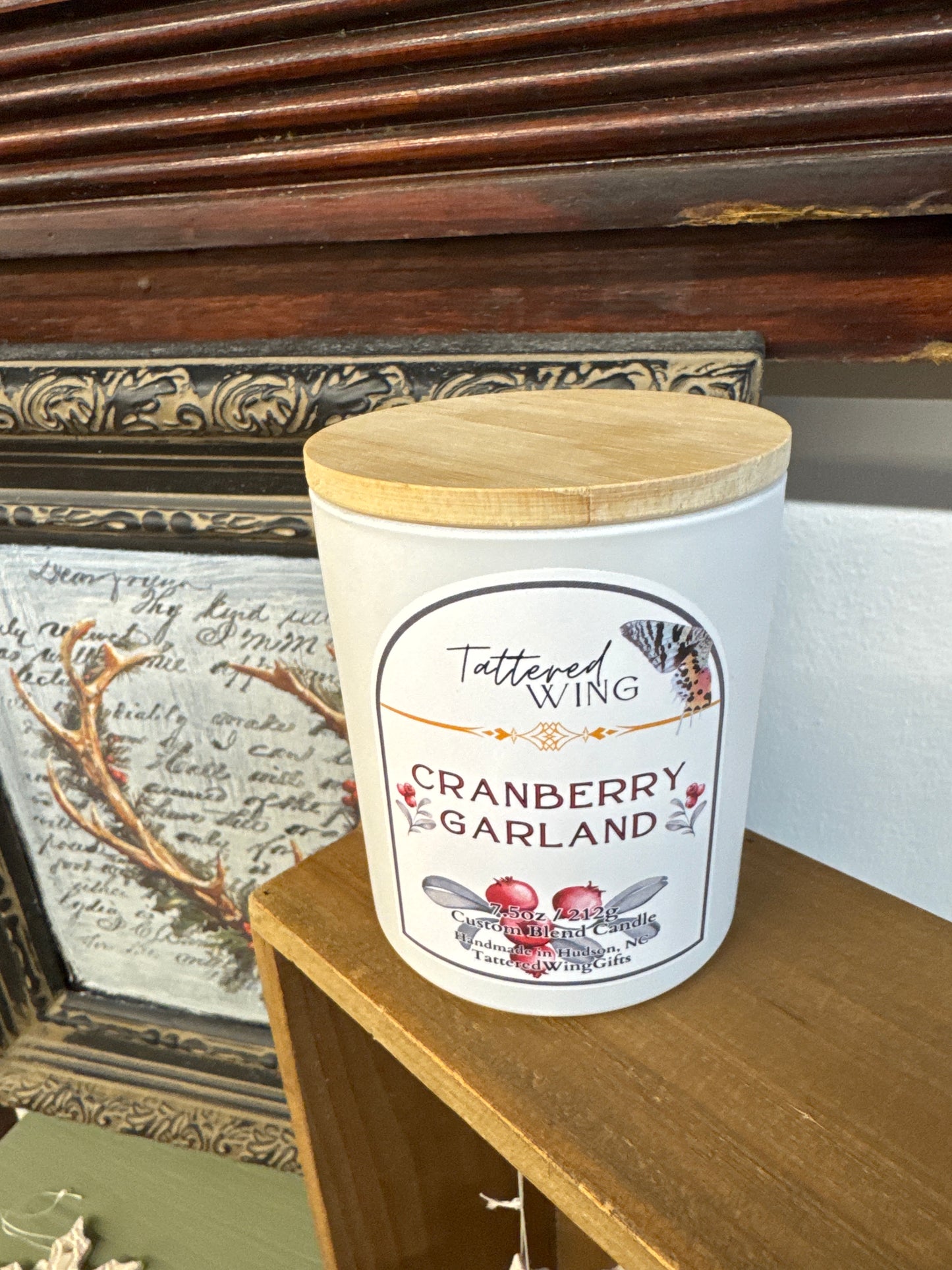 Tattered Wing Christmas Candles