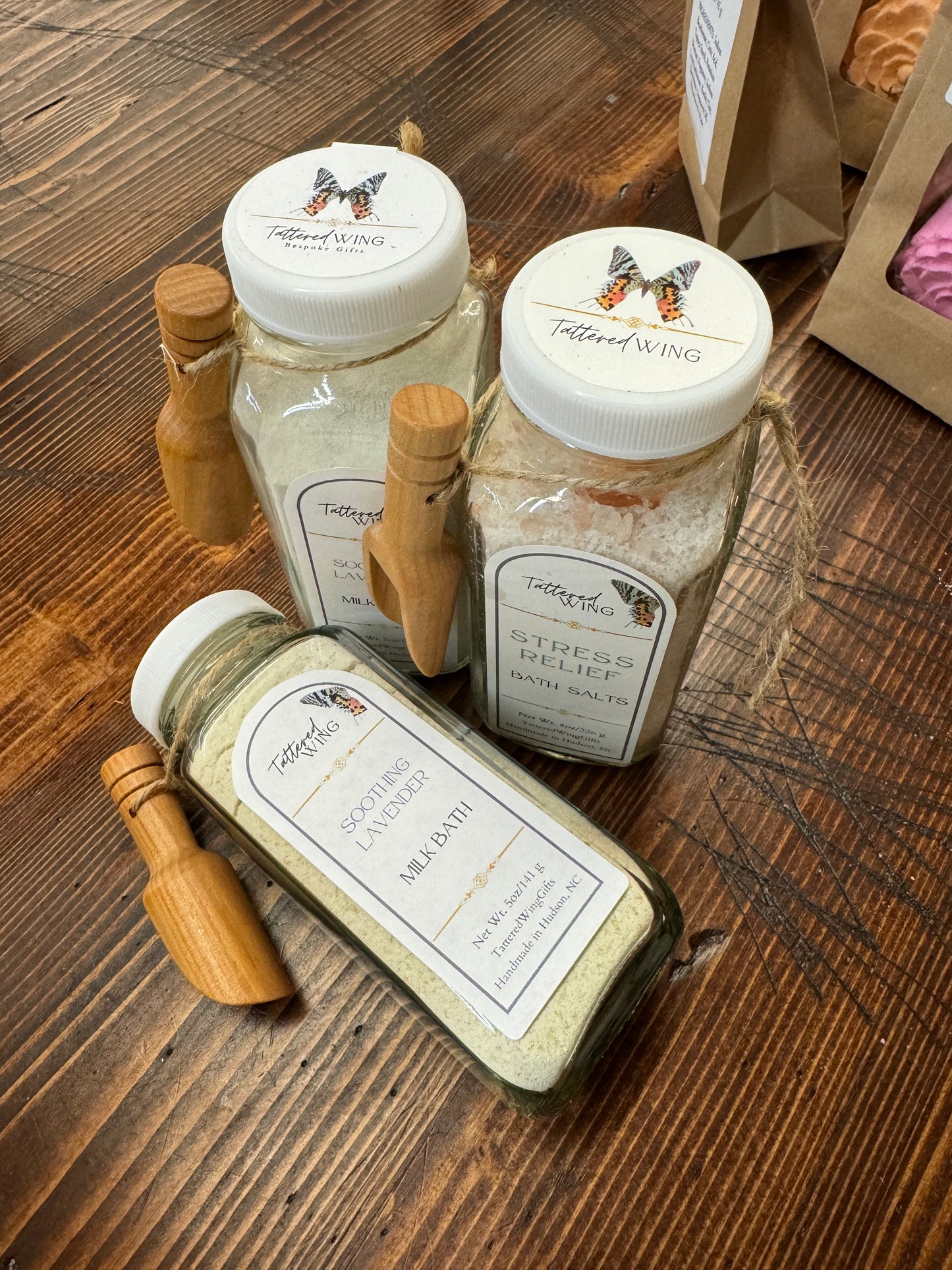 Tattered Wing Bath Salts
