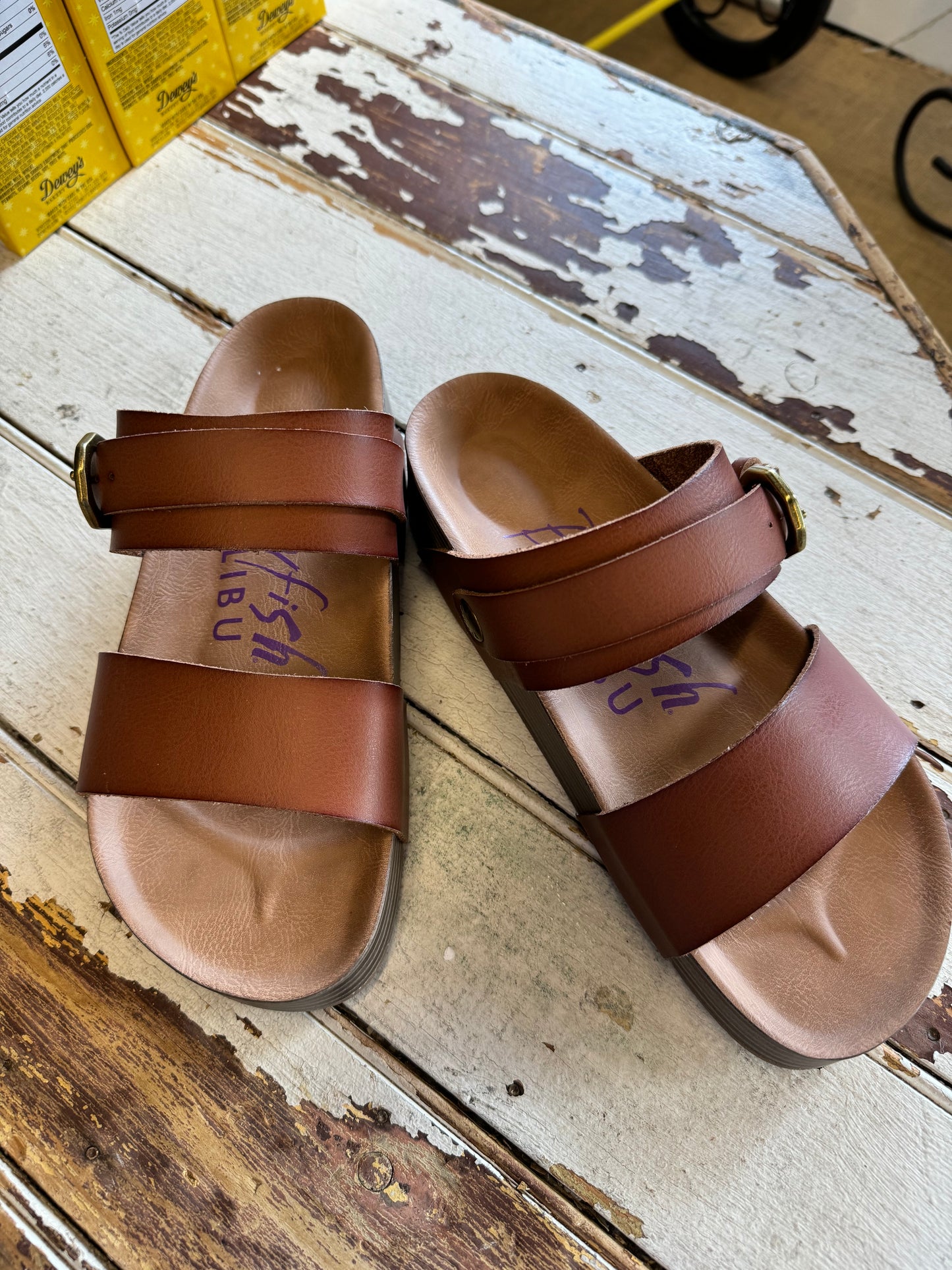 Blowfish Marge Sandal | Wood Dyecut