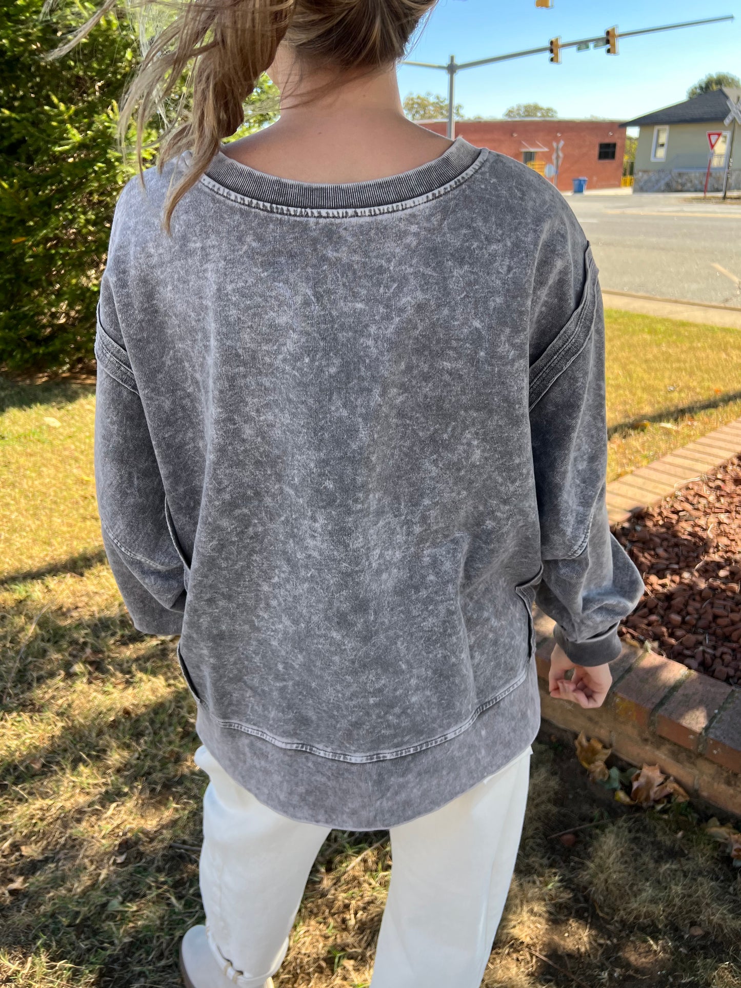 Comfy Day Sweatshirt | Charcoal