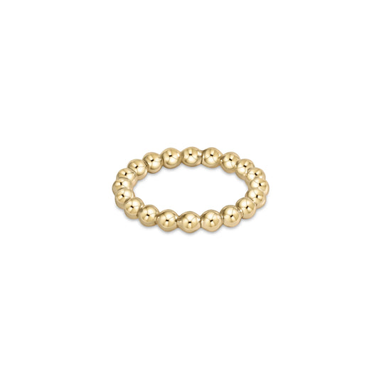 eNewton -   Classic Gold 3mm Bead Ring