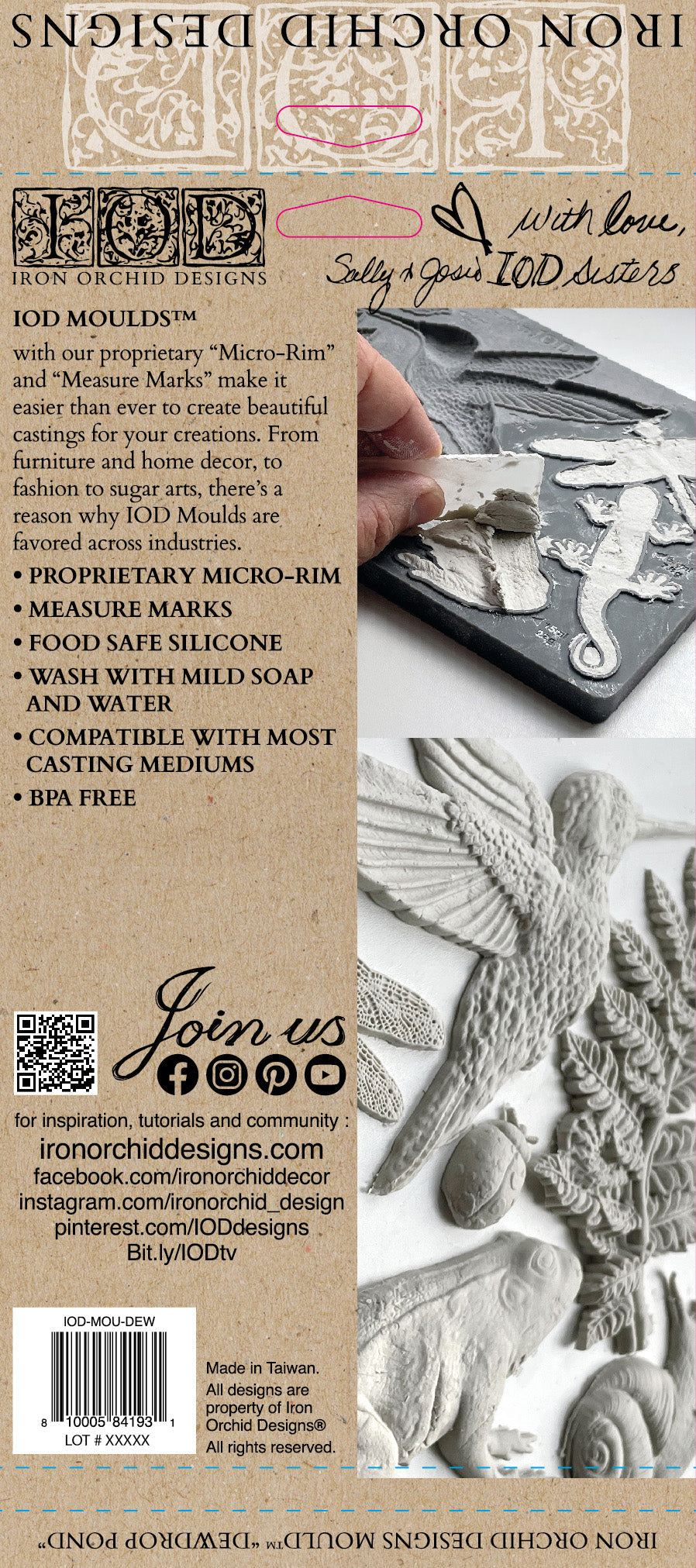 Dewdrop Pond 6X10 IOD Moulds™