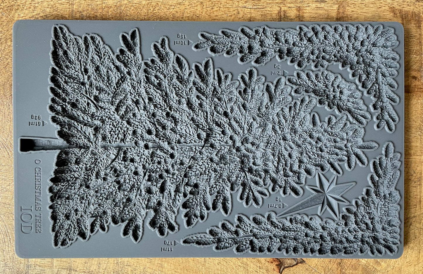 O Christmas Tree 6 x 10 IOD Mould