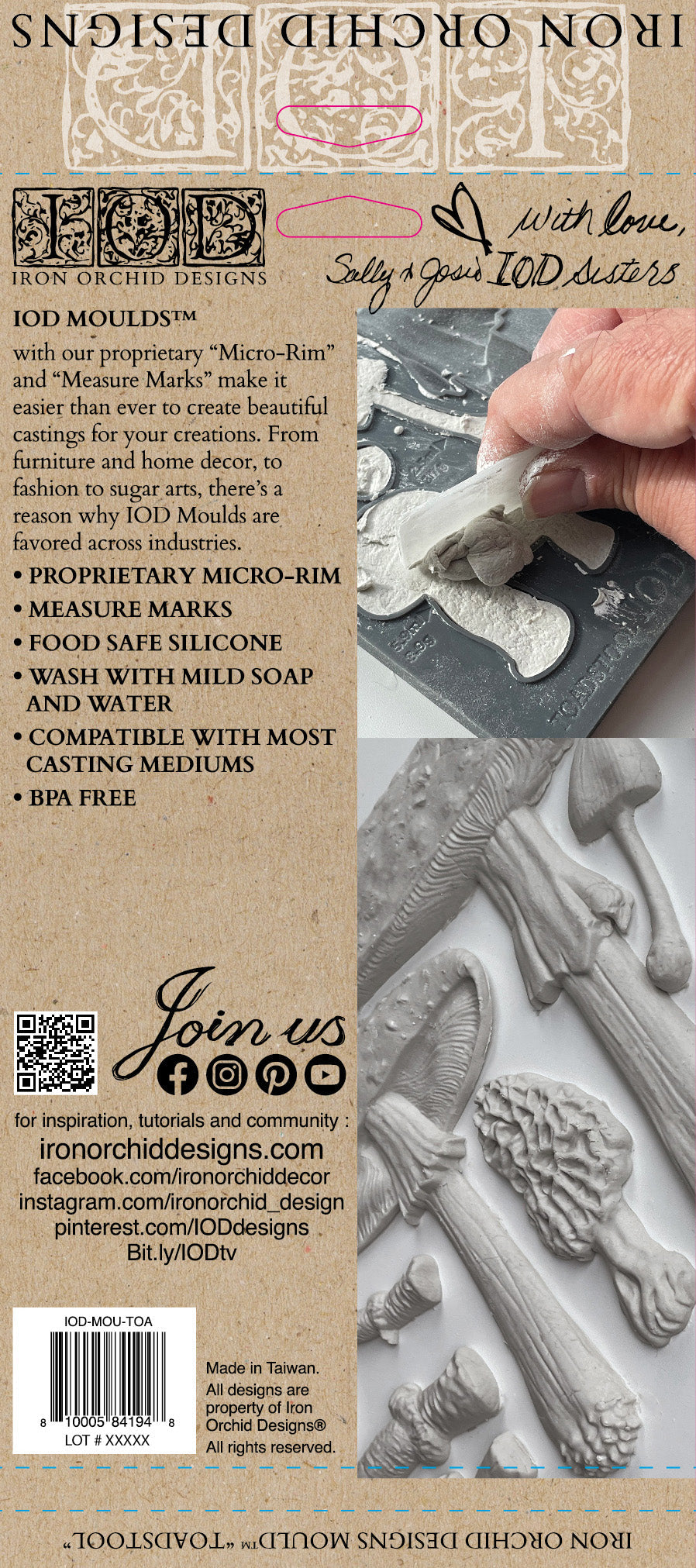 Toadstool 6X10 IOD Moulds™