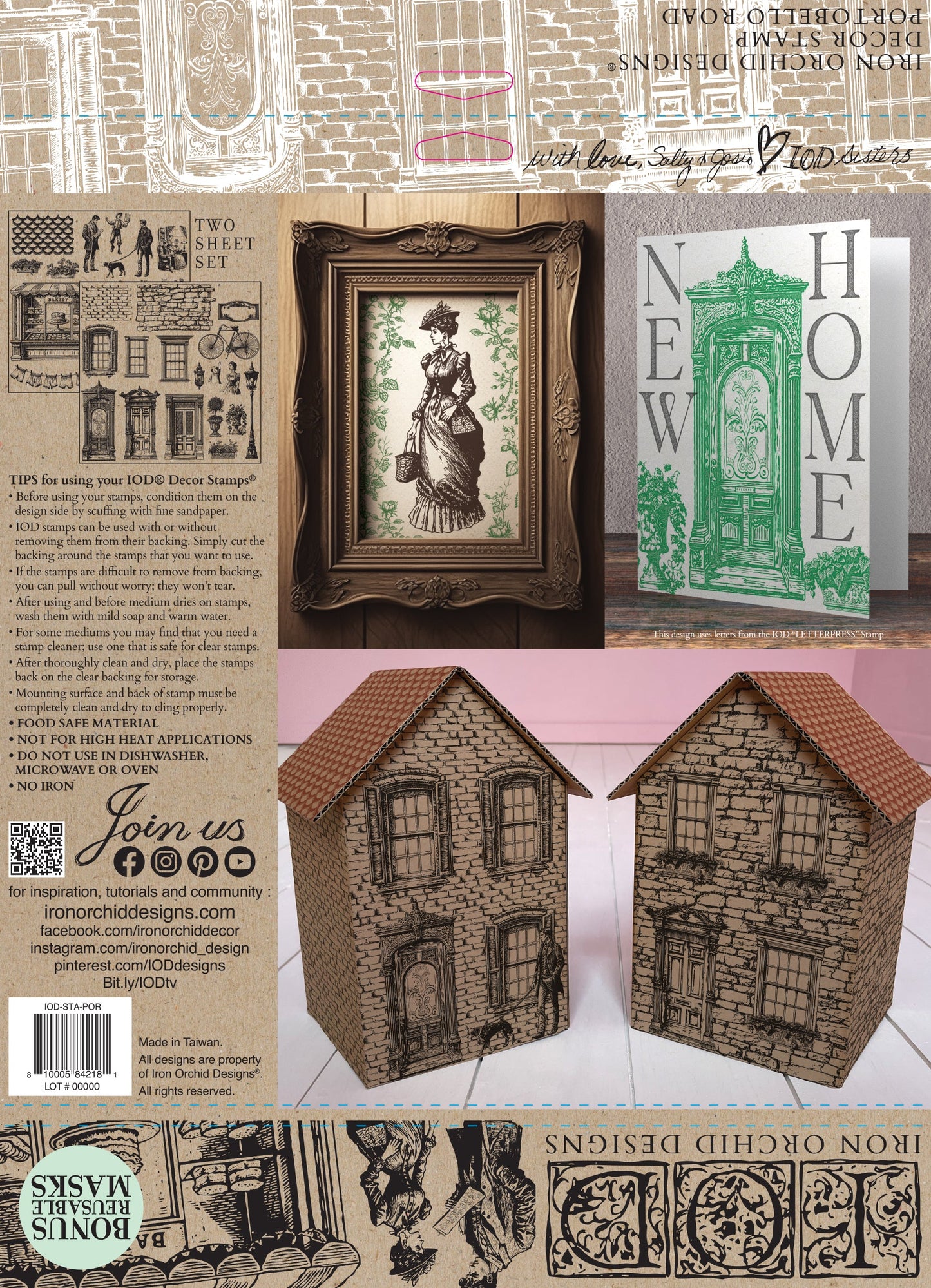 Portobello Road IOD 12X12 Stamp