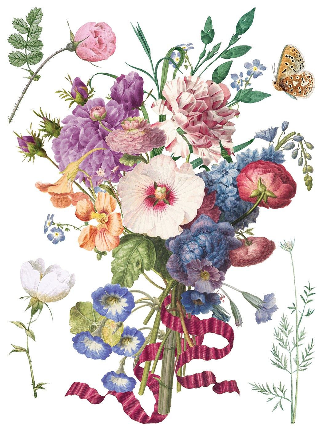 Marché des Fleurs IOD Transfer 12x16 Pad™