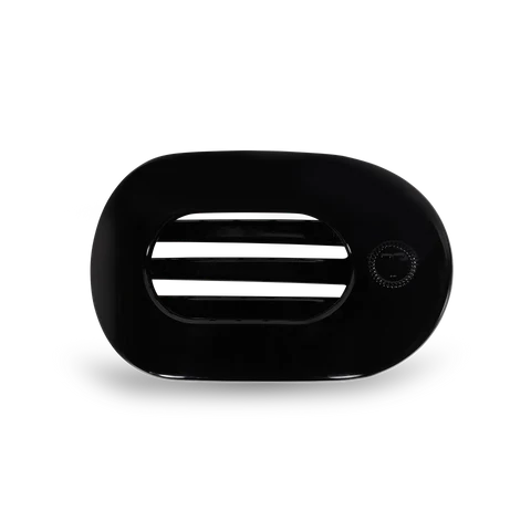 TELETIES - Jet Black Small Flat Hair Clip