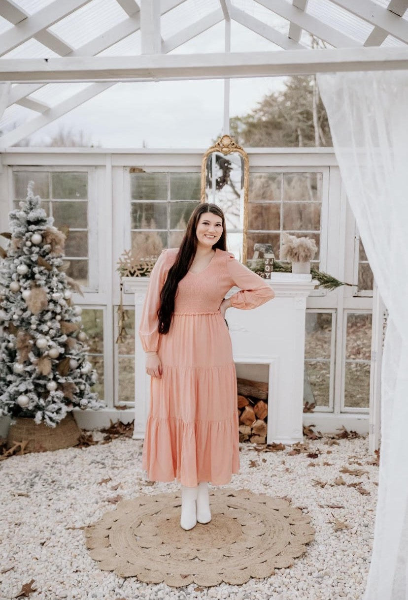 Just Peachy Maxi Dress